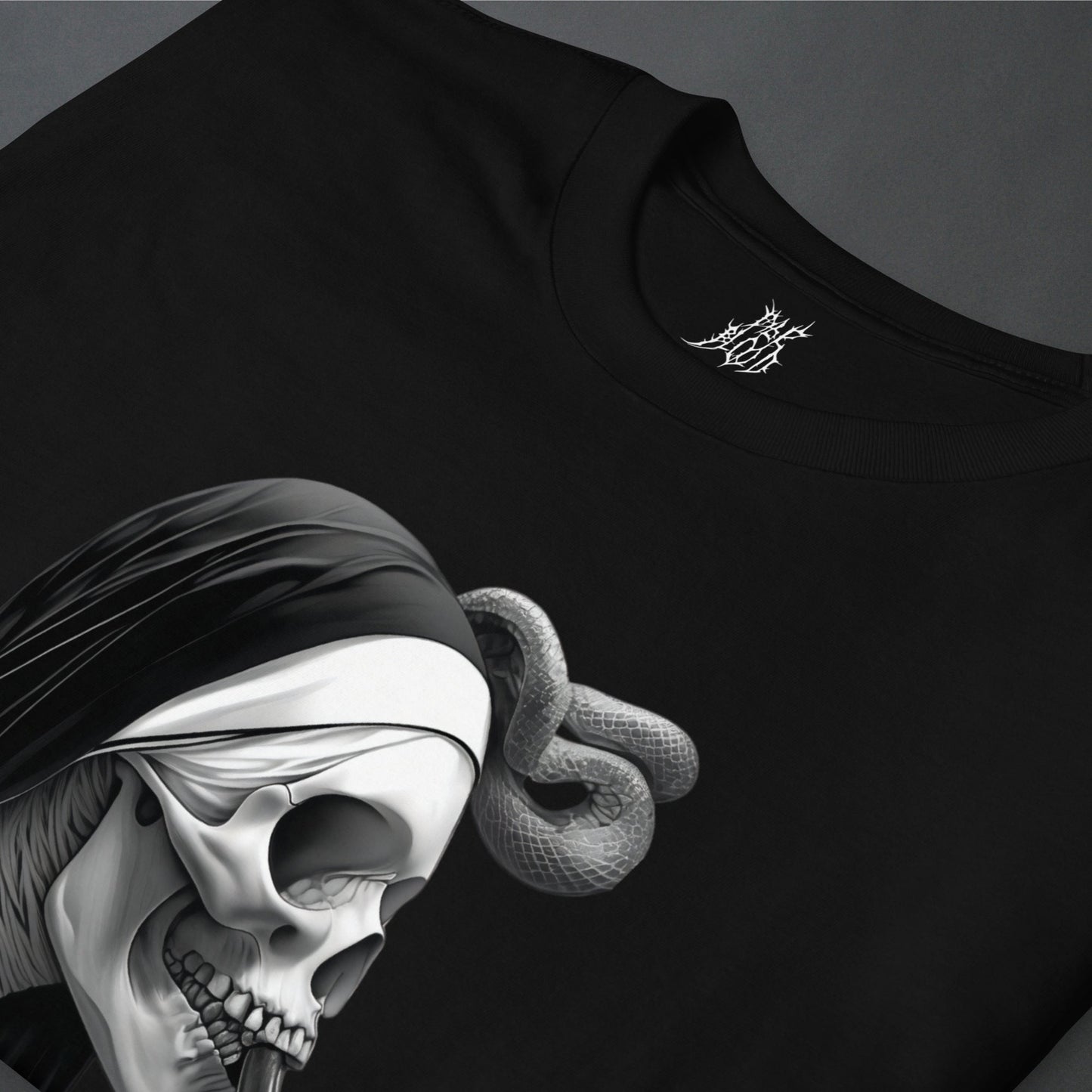 Slither Sister Black Metal Style Unisex T - Shirt - Pale Blood Store