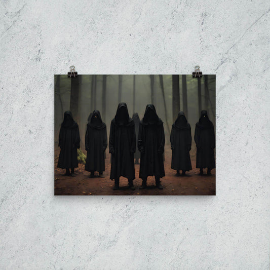 The Gathering Dark Aesthetic Poster - Pale Blood Store