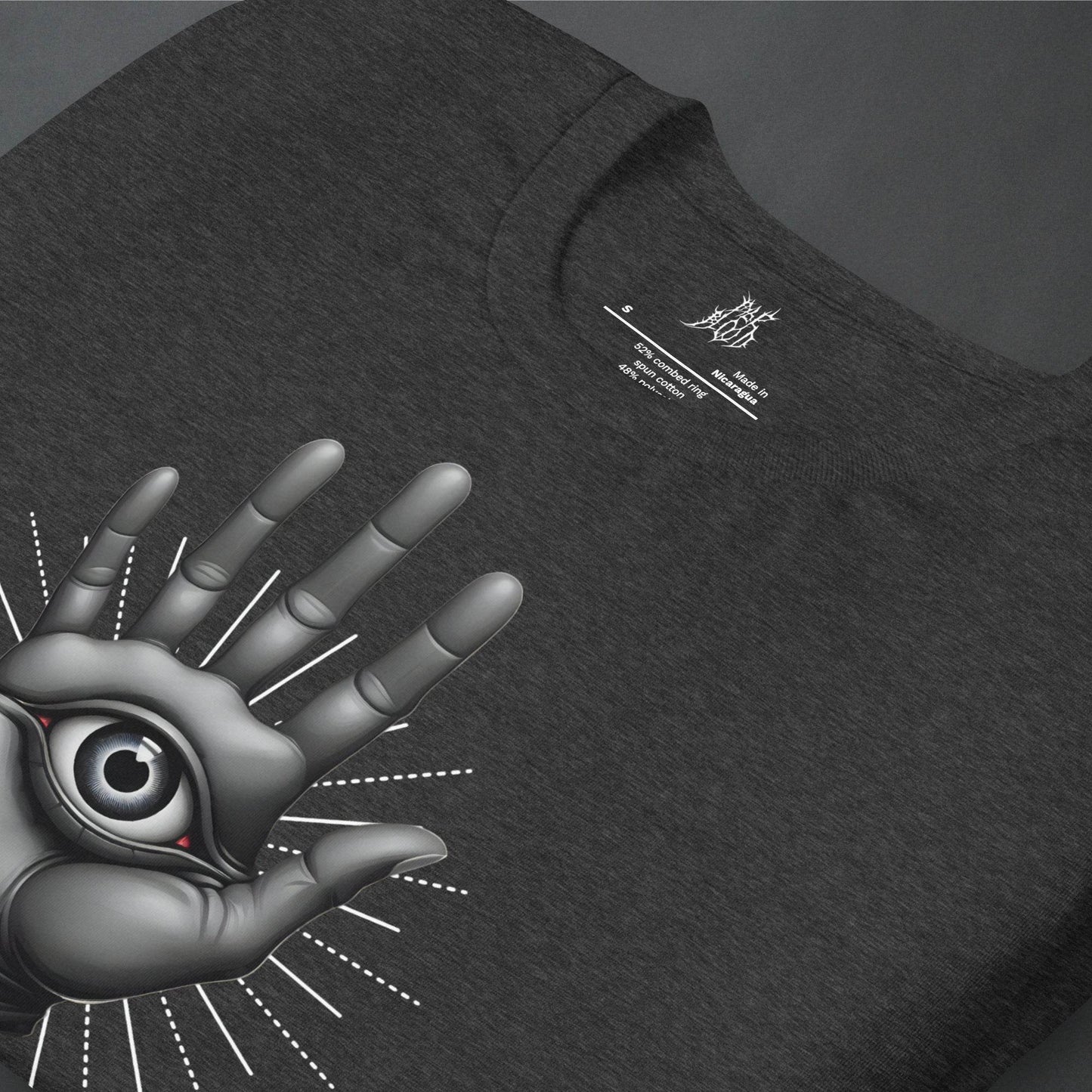 The Hamsa Dark Aesthetic Unisex T-Shirt - Pale Blood Store