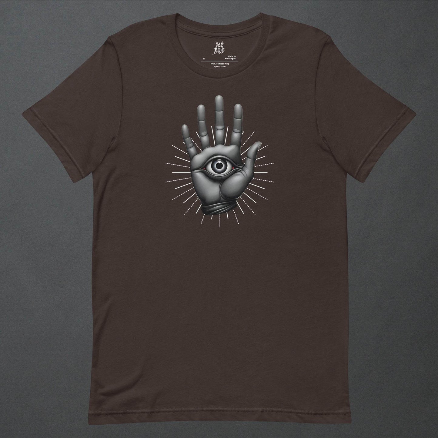 The Hamsa Dark Aesthetic Unisex T-Shirt - Pale Blood Store