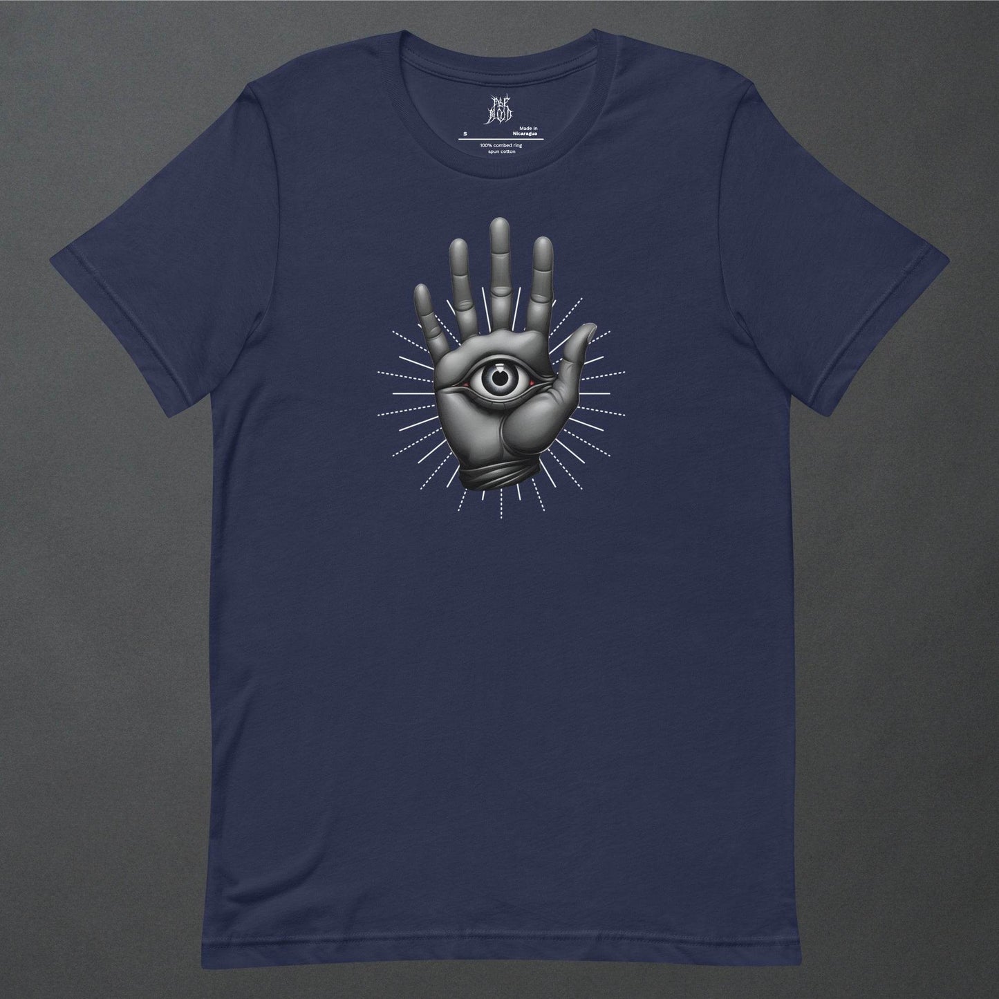 The Hamsa Dark Aesthetic Unisex T-Shirt - Pale Blood Store