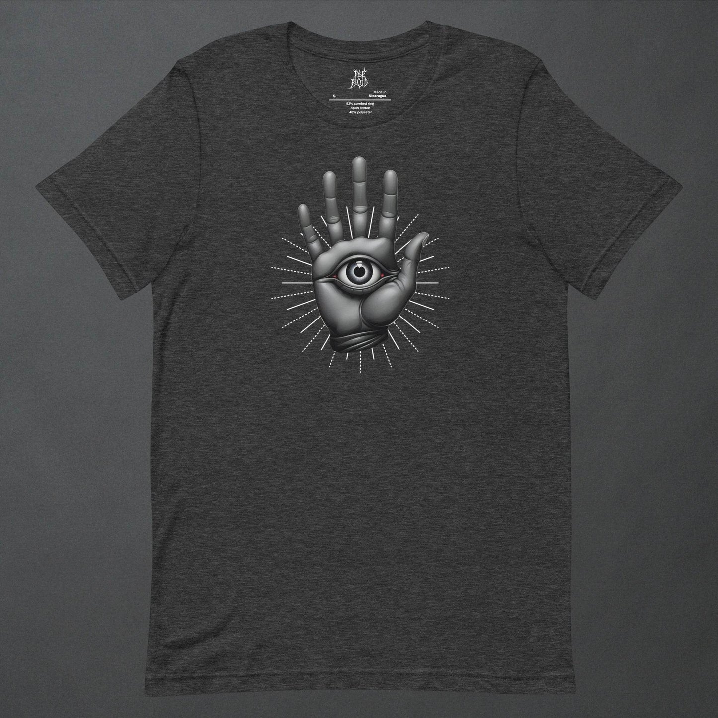 The Hamsa Dark Aesthetic Unisex T-Shirt - Pale Blood Store