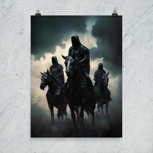 The Horsemen Dark Art Poster - Pale Blood Store
