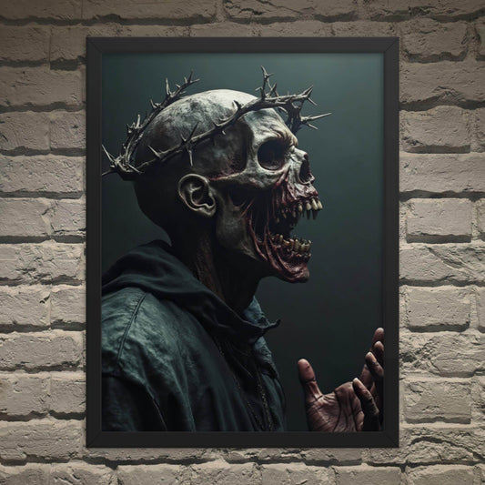 The Preacher Dark Art Framed Poster - Pale Blood Store