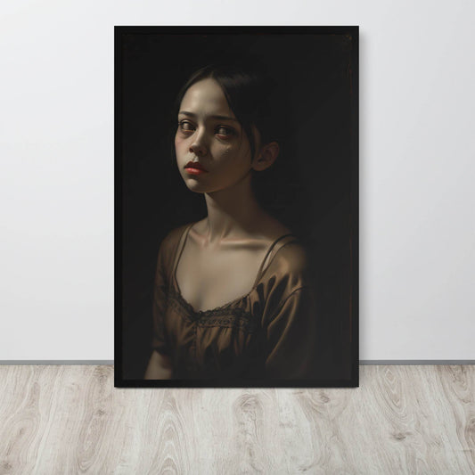 The Sound of Terror Dark Aesthetic Framed Poster - Pale Blood Store