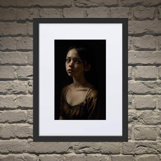 The Sound of Terror Dark Aesthetic Framed Poster W/Mat - Pale Blood Store