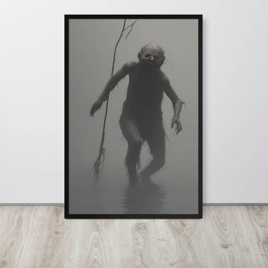 The Thing Dark Aesthetic Framed Poster - Pale Blood Store