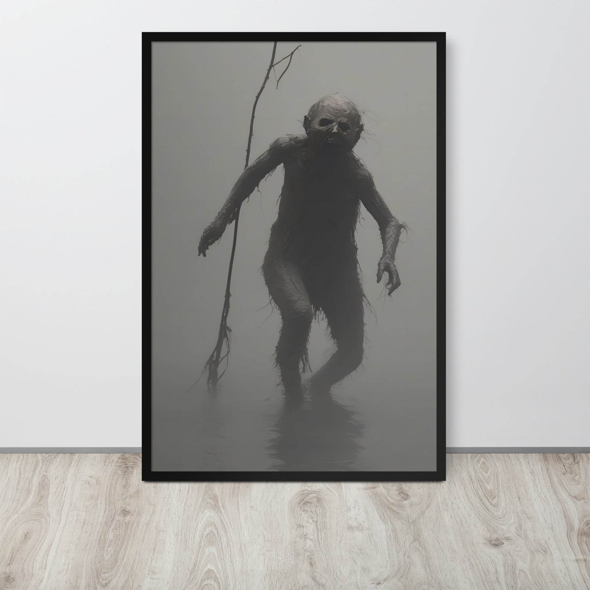 The Thing Dark Aesthetic Framed Poster - Pale Blood Store