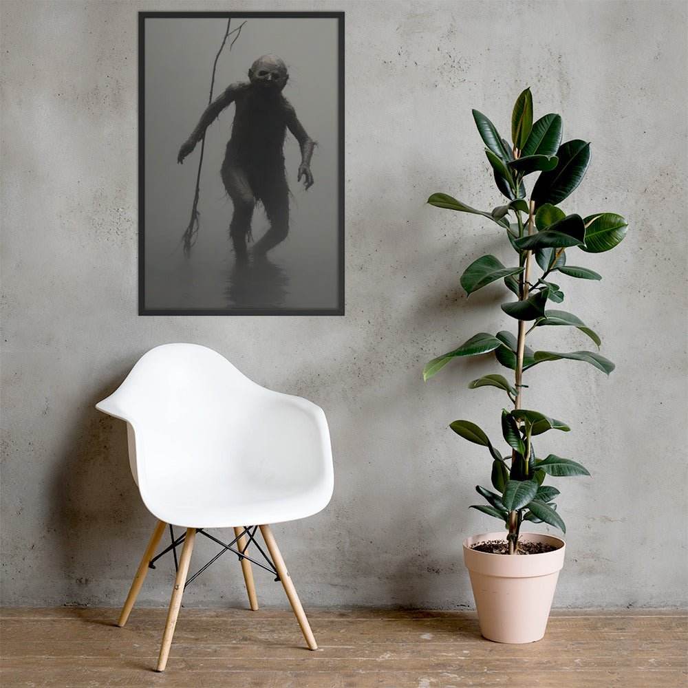 The Thing Dark Aesthetic Framed Poster - Pale Blood Store