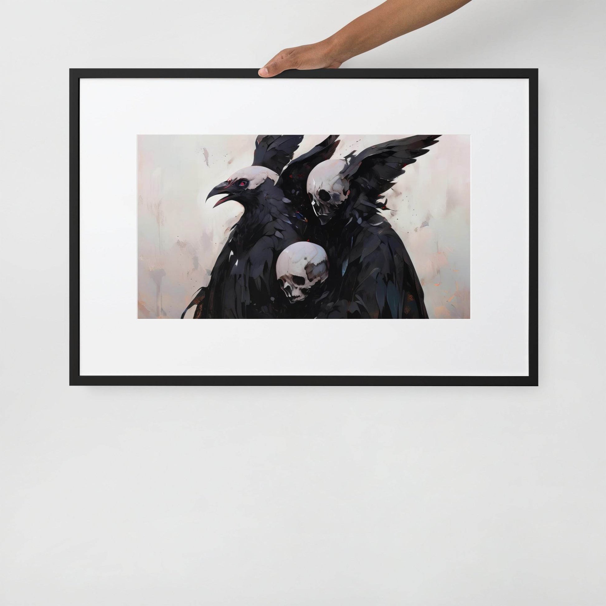 Transitions Dark Aesthetic Framed Poster w/Mat - Pale Blood Store