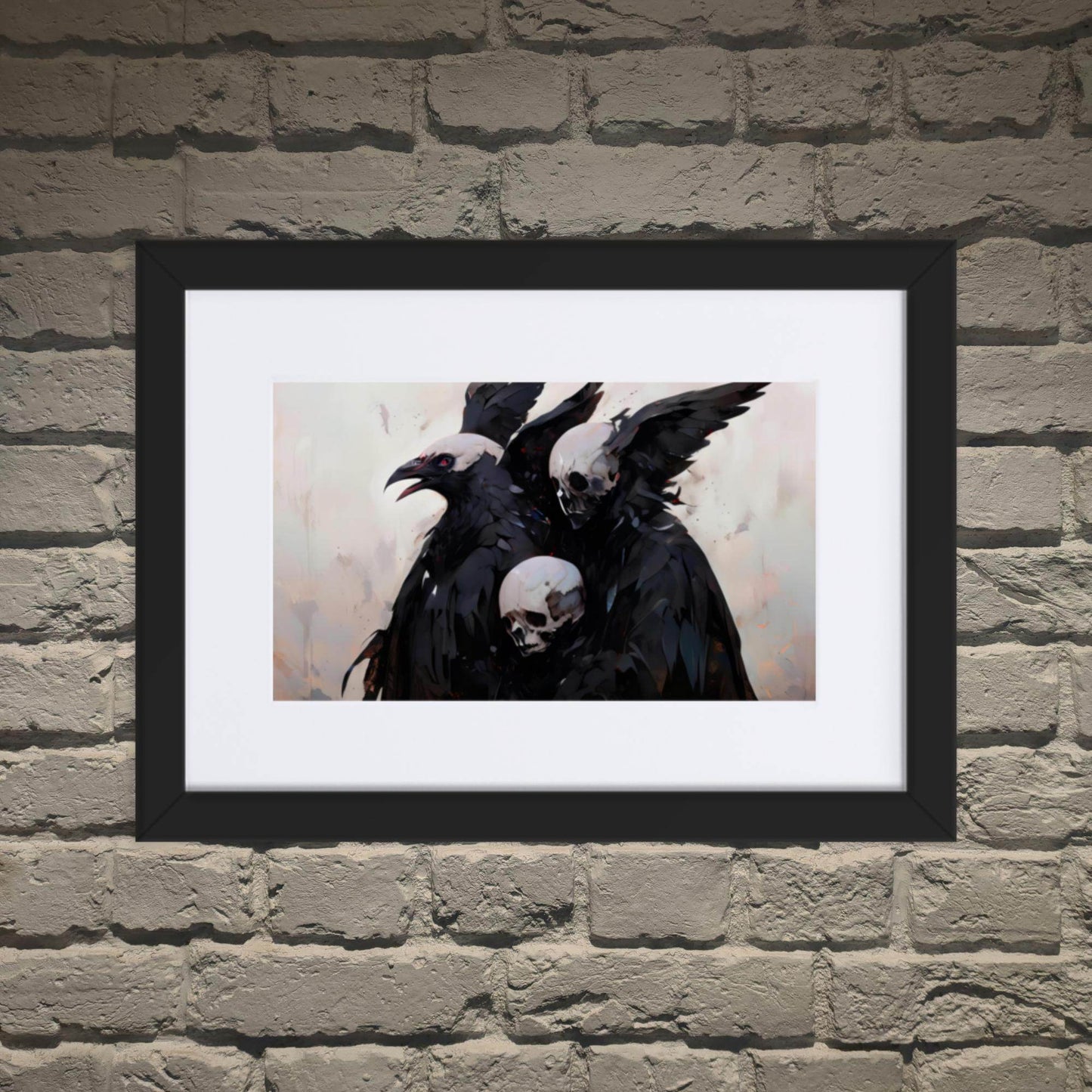 Transitions Dark Aesthetic Framed Poster w/Mat - Pale Blood Store