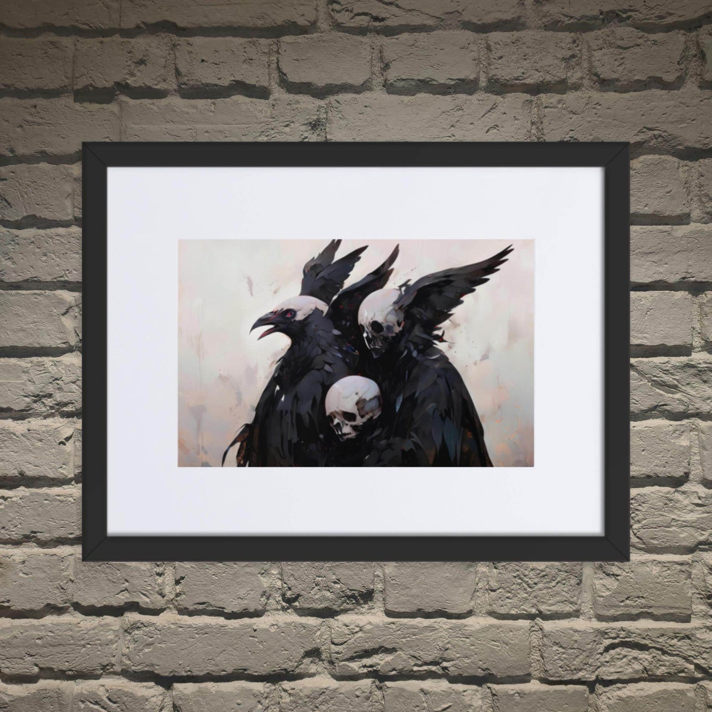 Transitions Dark Aesthetic Framed Poster w/Mat - Pale Blood Store