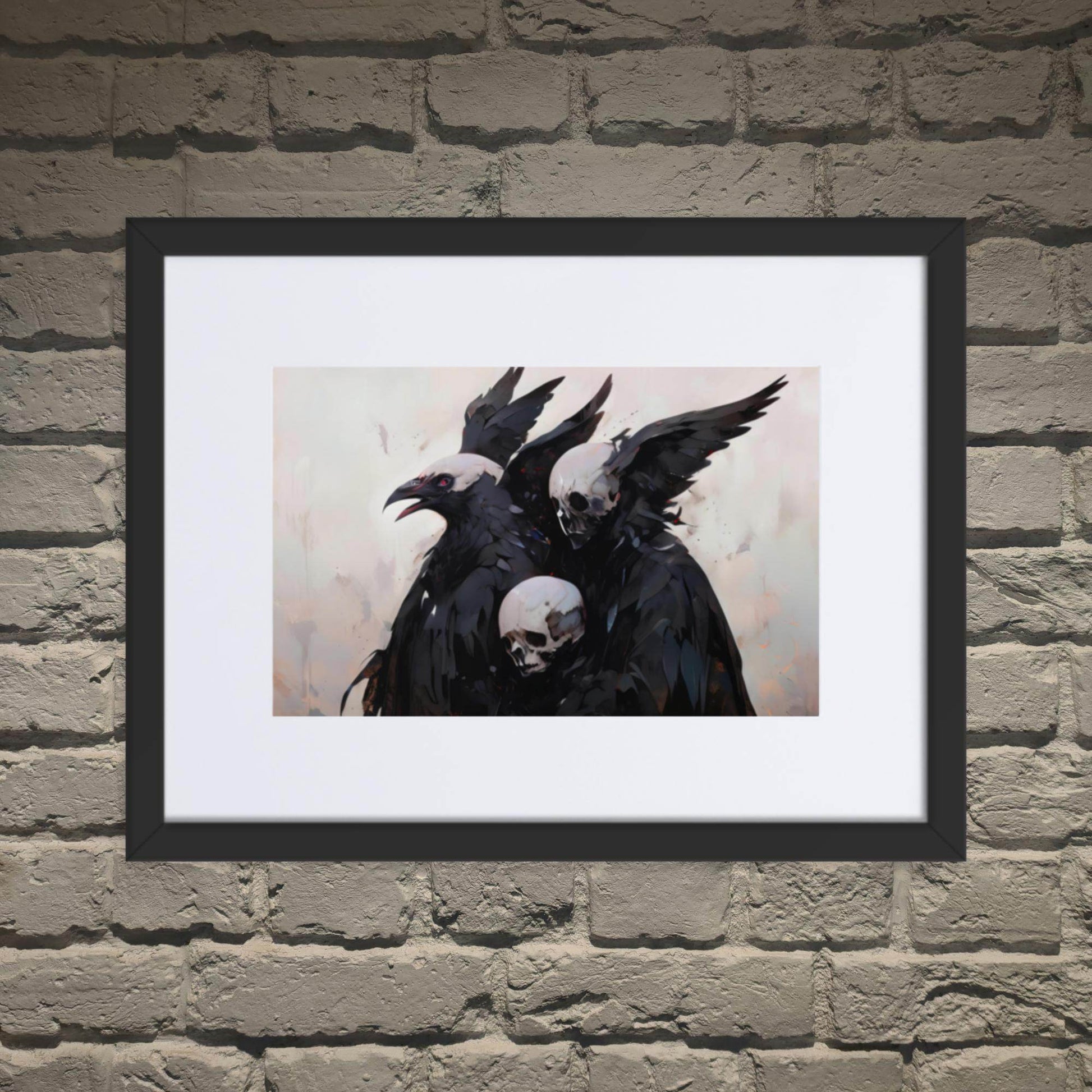 Transitions Dark Aesthetic Framed Poster w/Mat - Pale Blood Store