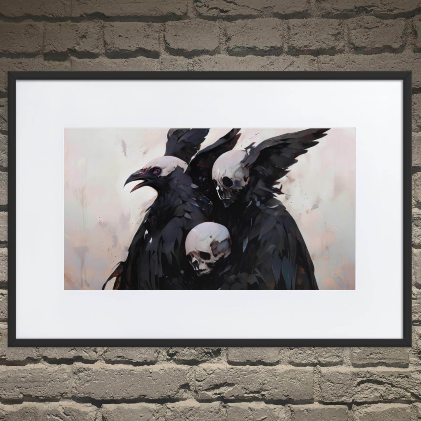 Transitions Dark Aesthetic Framed Poster w/Mat - Pale Blood Store