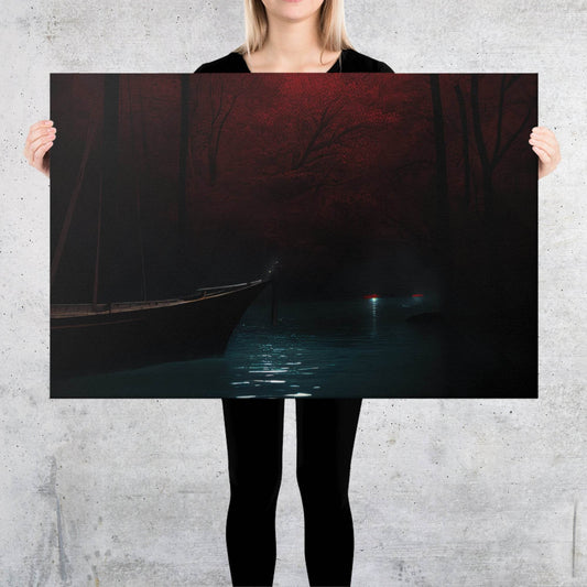 Whispers of the Final Stand Dark Aesthetic Canvas - Pale Blood Store