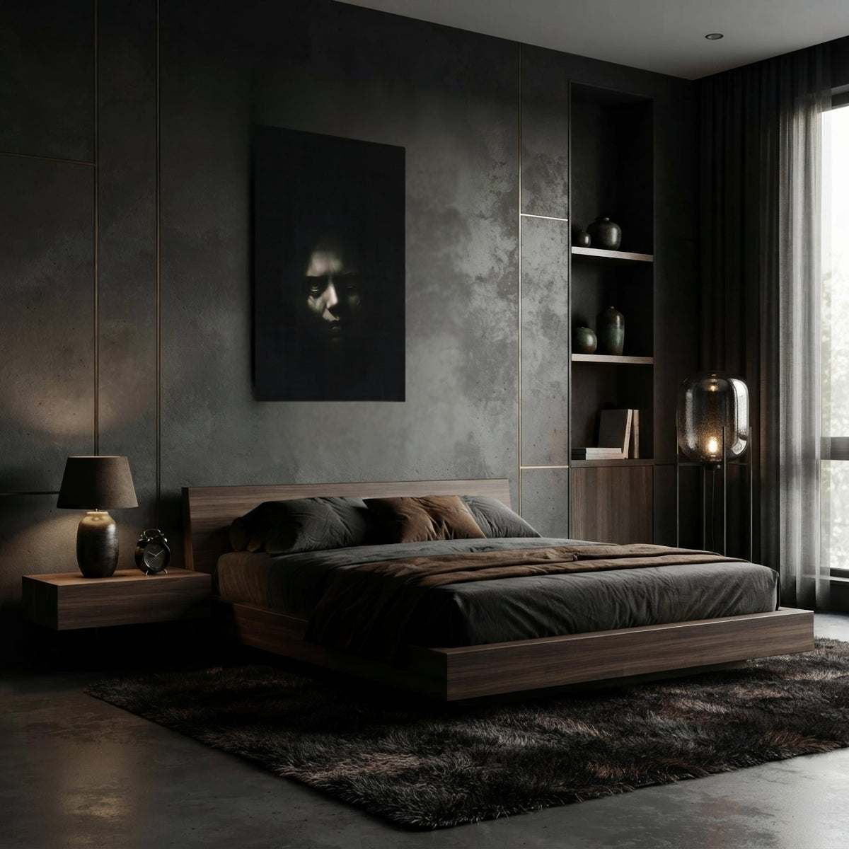 Shadowed Terror Goth Aesthetic Canvas - ["canvas","dark","decor","instagram","nightmare","shadowed","terror"] | Pale Blood Store