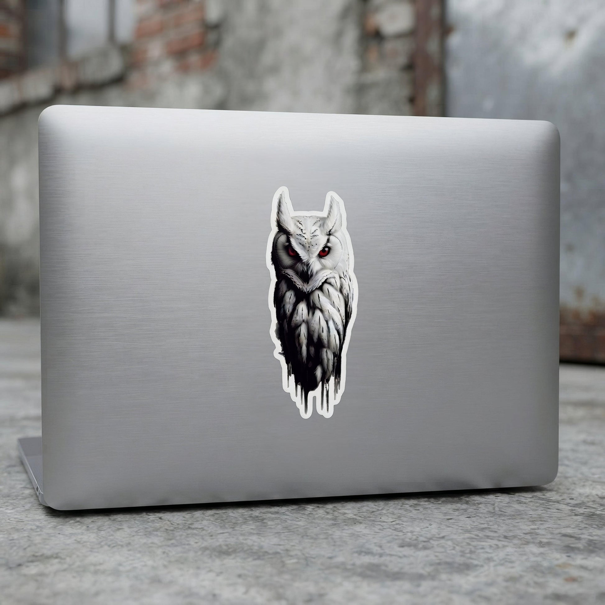 Soul Stalker Goth Aesthetic Stickers - ["accessories","creepy","horror","soul stalker","stickers","white owl"] | Pale Blood Store