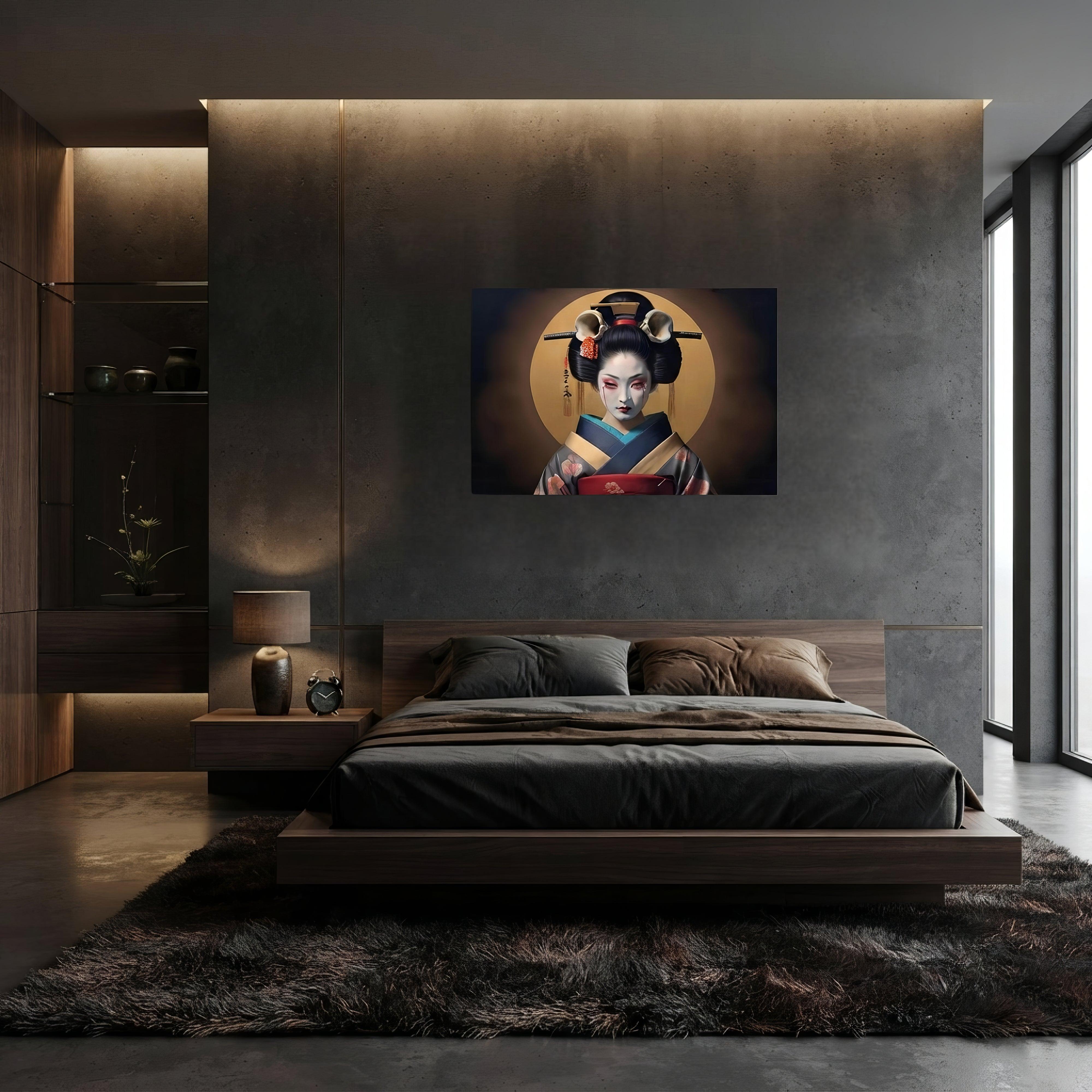 Geishas Curse Dark Aesthetic Poster - ["decor","geisha\u00b4s curse","japanese","portrait","poster"] | Pale Blood Store