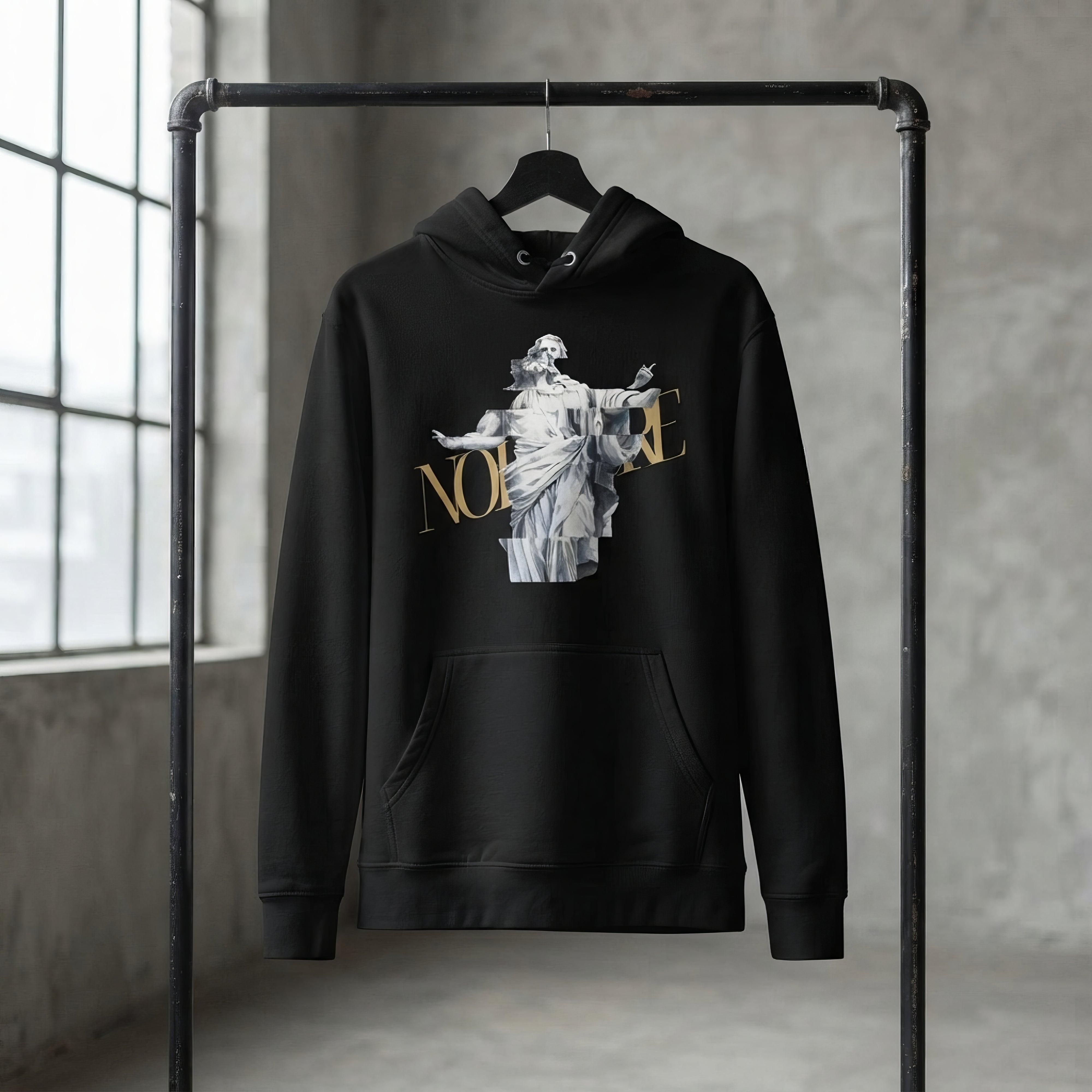 Glitched Prophet Black Metal Style Unisex Hoodie - ["glitch","glitched prophet","hoodie","men","unisex","women"] | Pale Blood Store