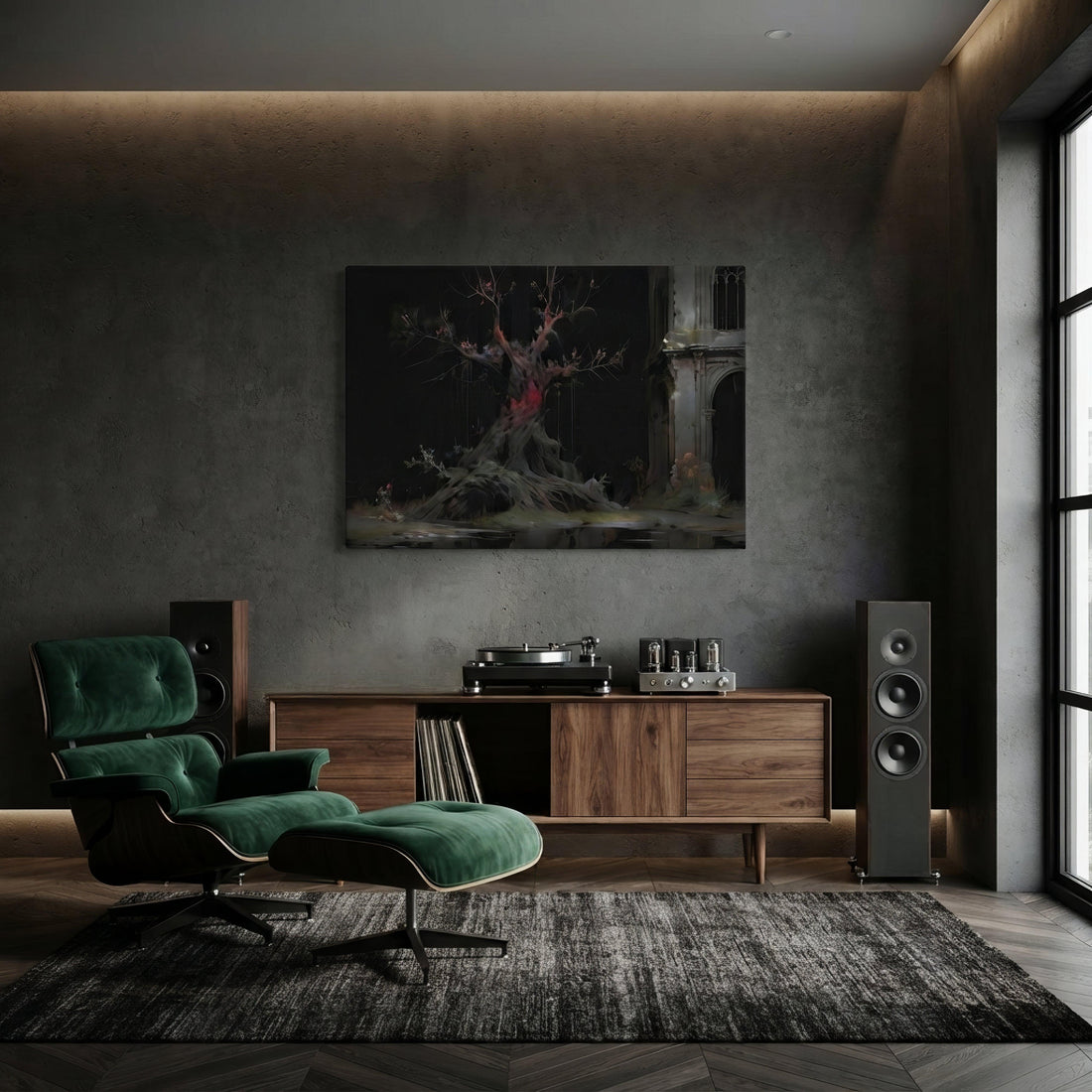 Forsaken Part 2 Dark Fantasy Canvas - ["canvas","dark aesthetic","dark fantasy","decor","forsaken","part 2"] | Pale Blood Store