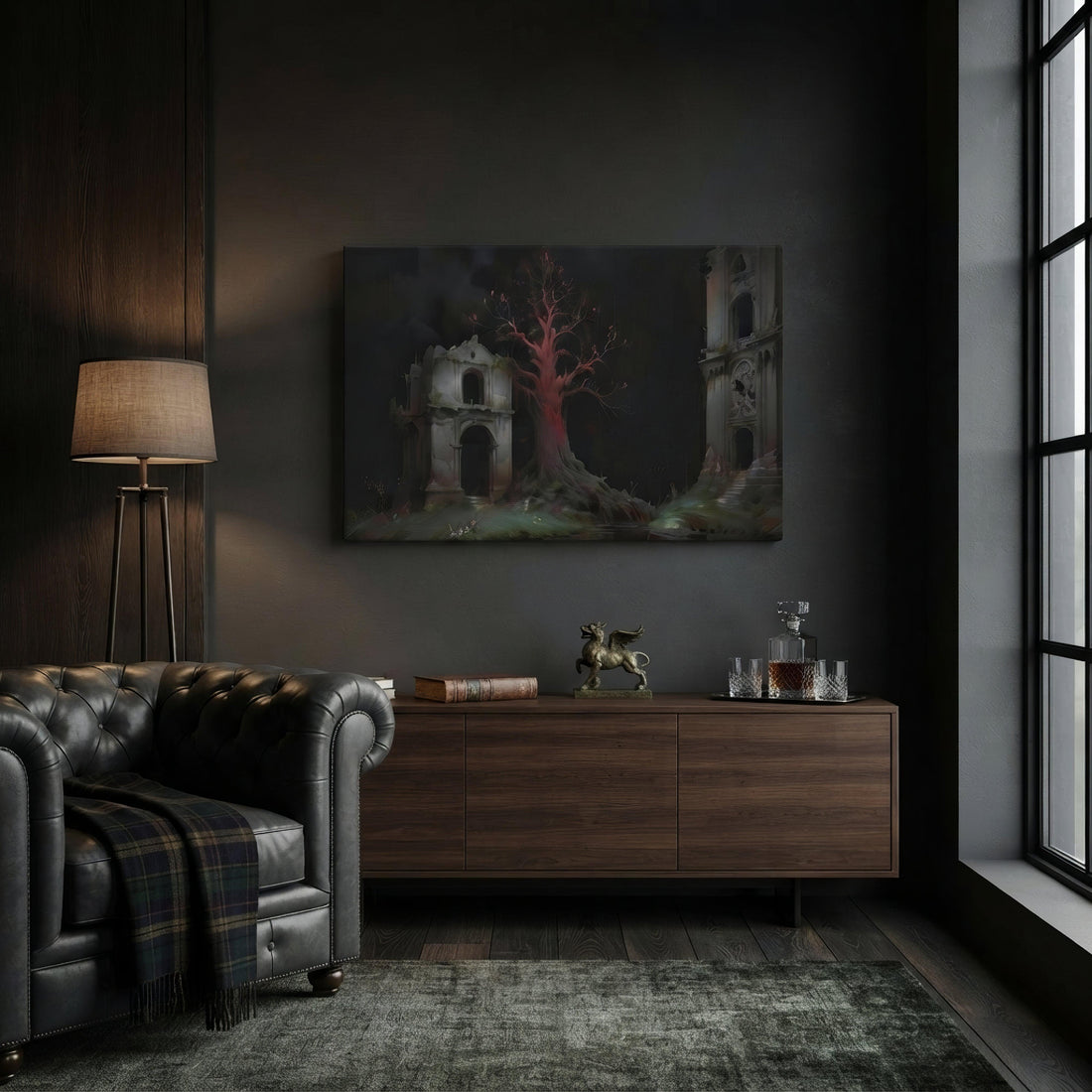 Forsaken Part 1 Dark Fantasy Canvas - ["canvas","dark aesthetic","dark fantasy","decor","forsaken"] | Pale Blood Store