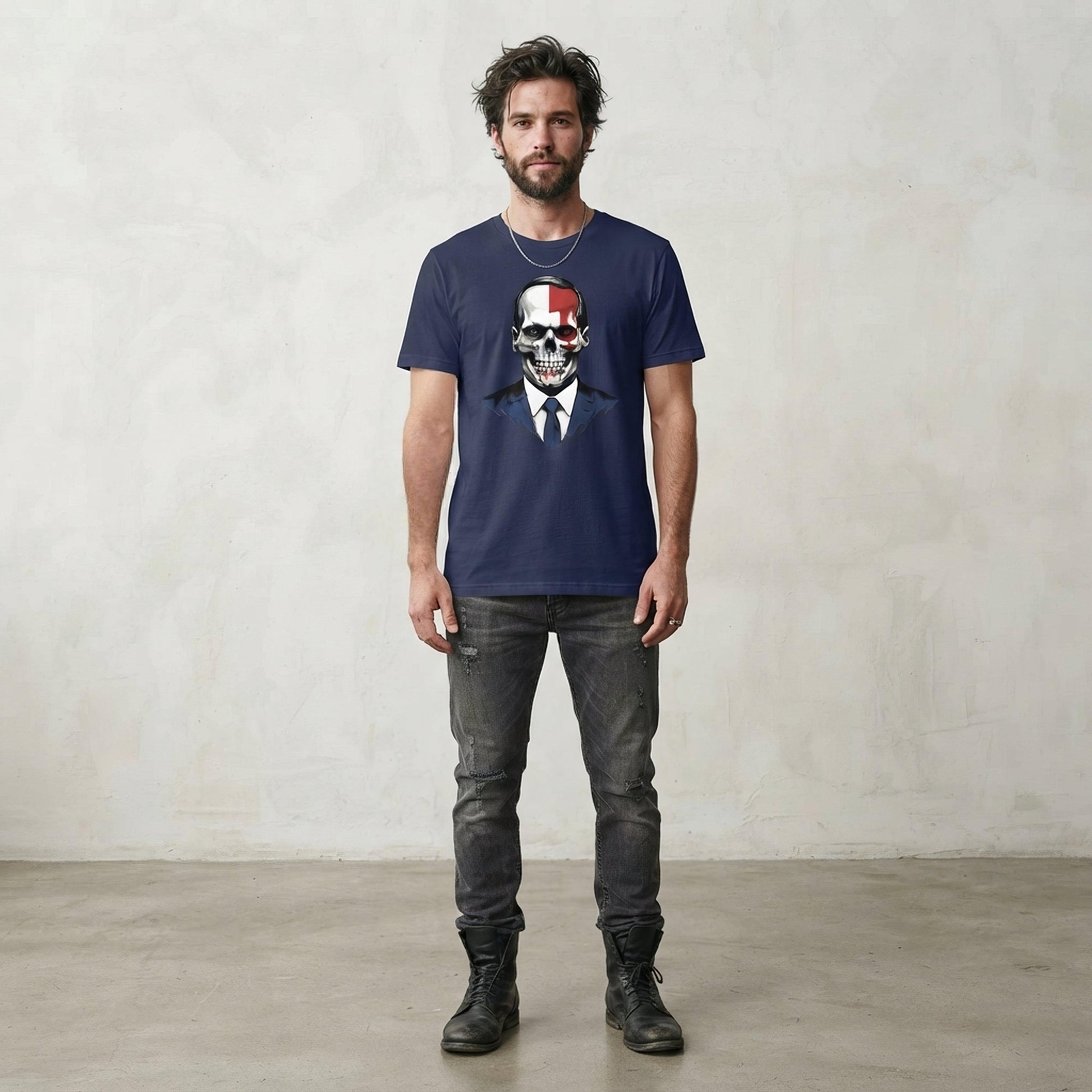 Politics Goth Punk Aesthetic Unisex T-Shirt - ["dark","goth","men","politics","skull","t-shirt","tee","tshirt","unisex","women"] | Pale Blood Store