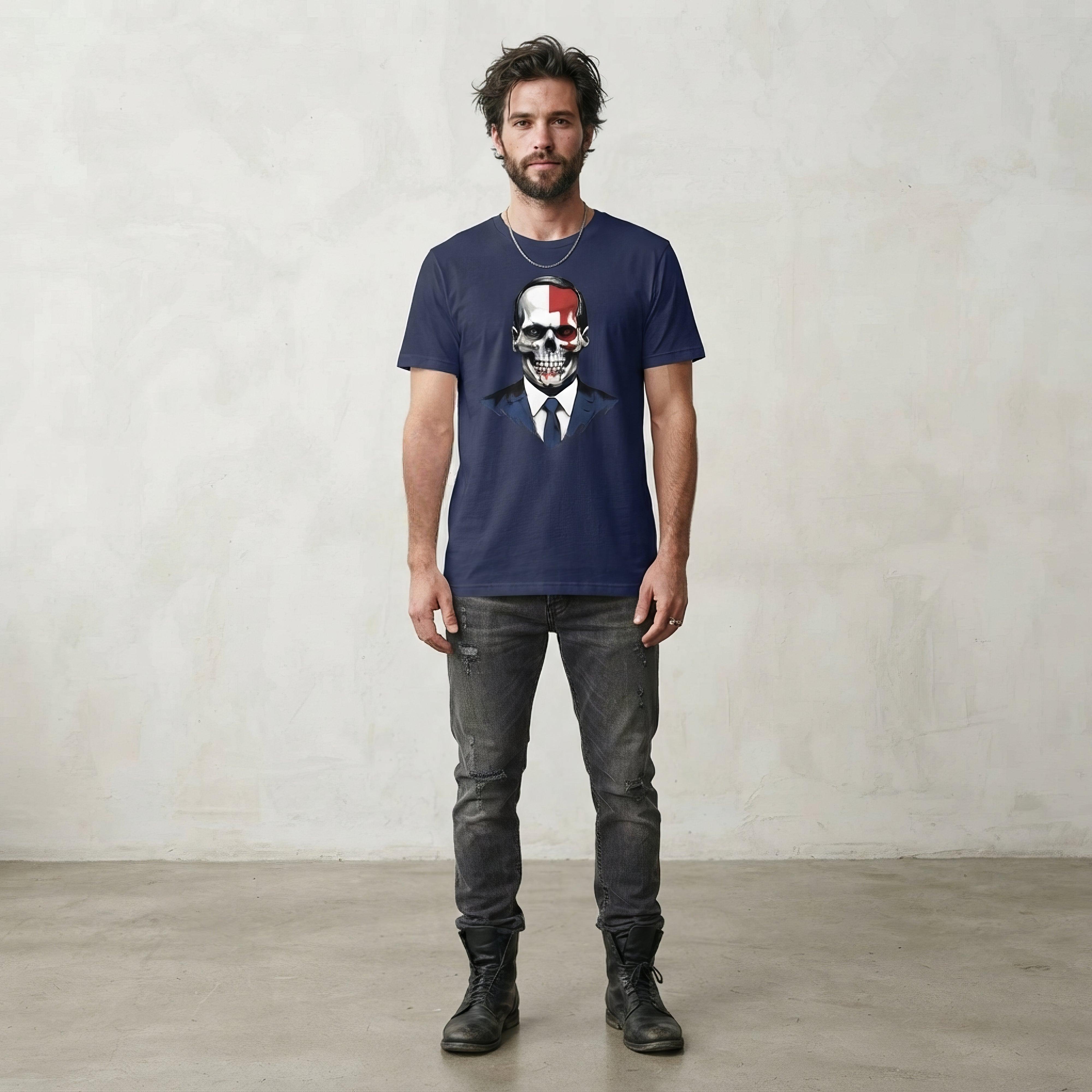 Politics Goth Punk Aesthetic Unisex T-Shirt - ["dark","goth","men","politics","skull","t-shirt","tee","tshirt","unisex","women"] | Pale Blood Store
