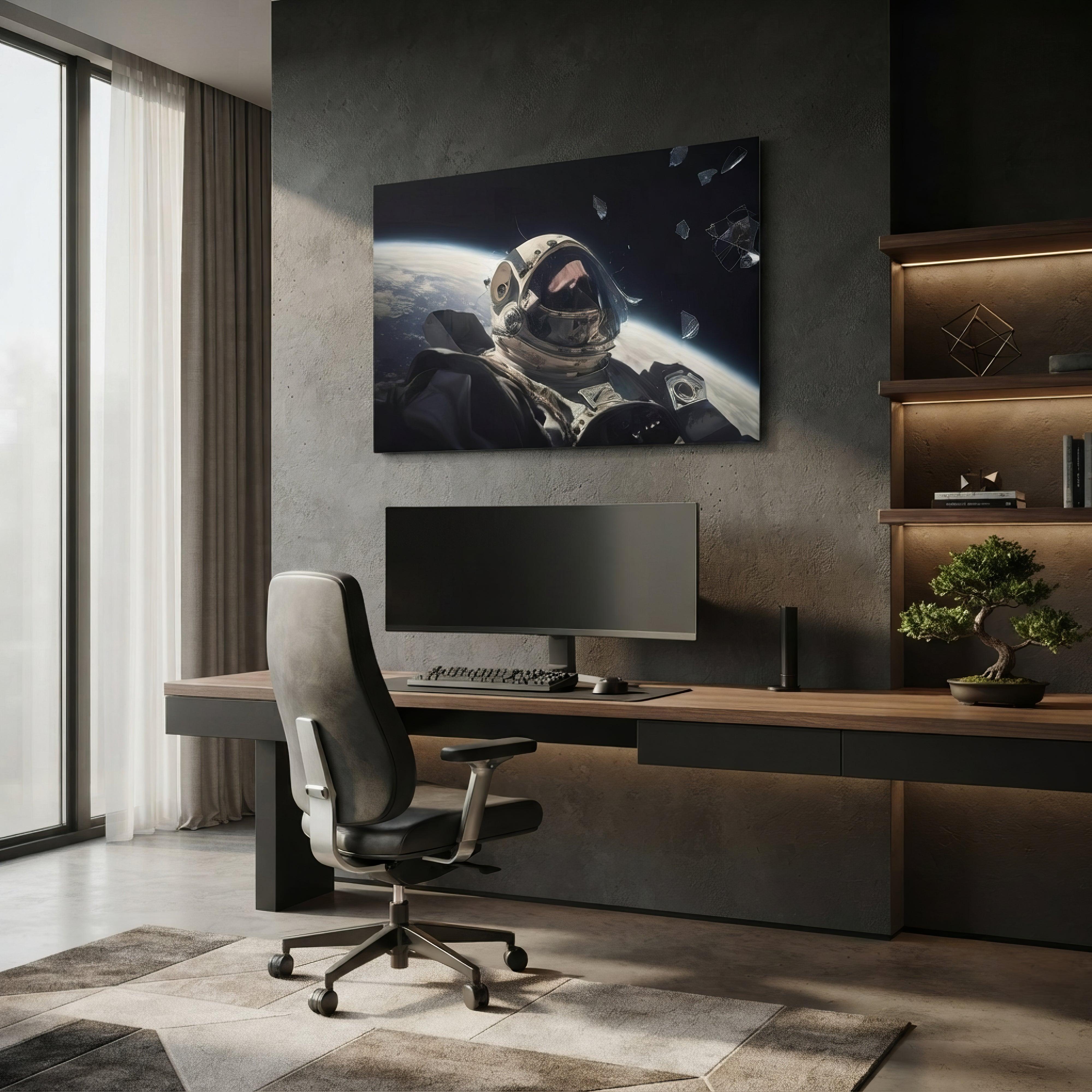 Dead Space Dark Aesthetic Metal Prints - ["astronaut","cosmic horror","dark","decor","illustration","landscape","metal print","space"] | Pale Blood Store