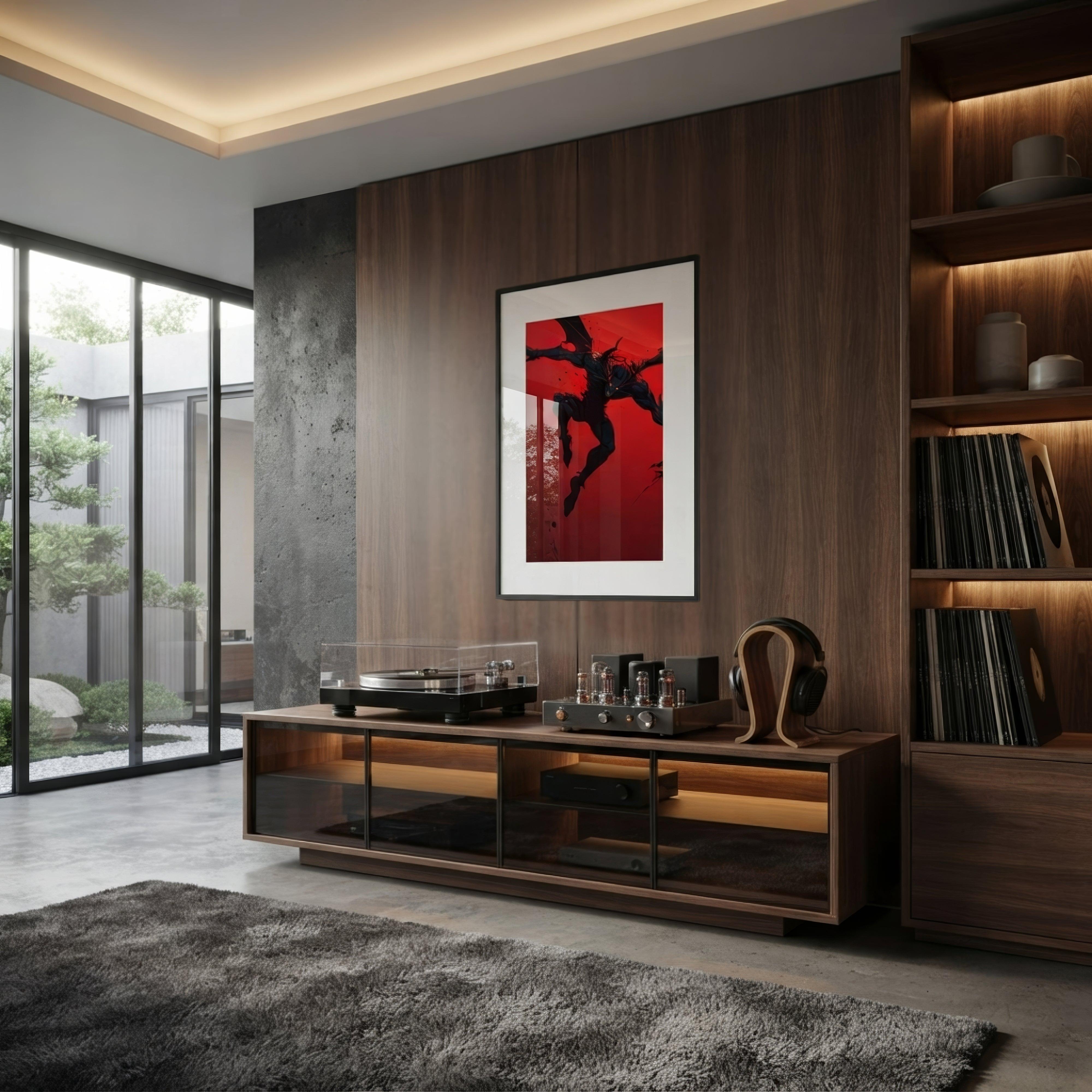 Hell's Herald Neo Goth Framed Poster With Mat