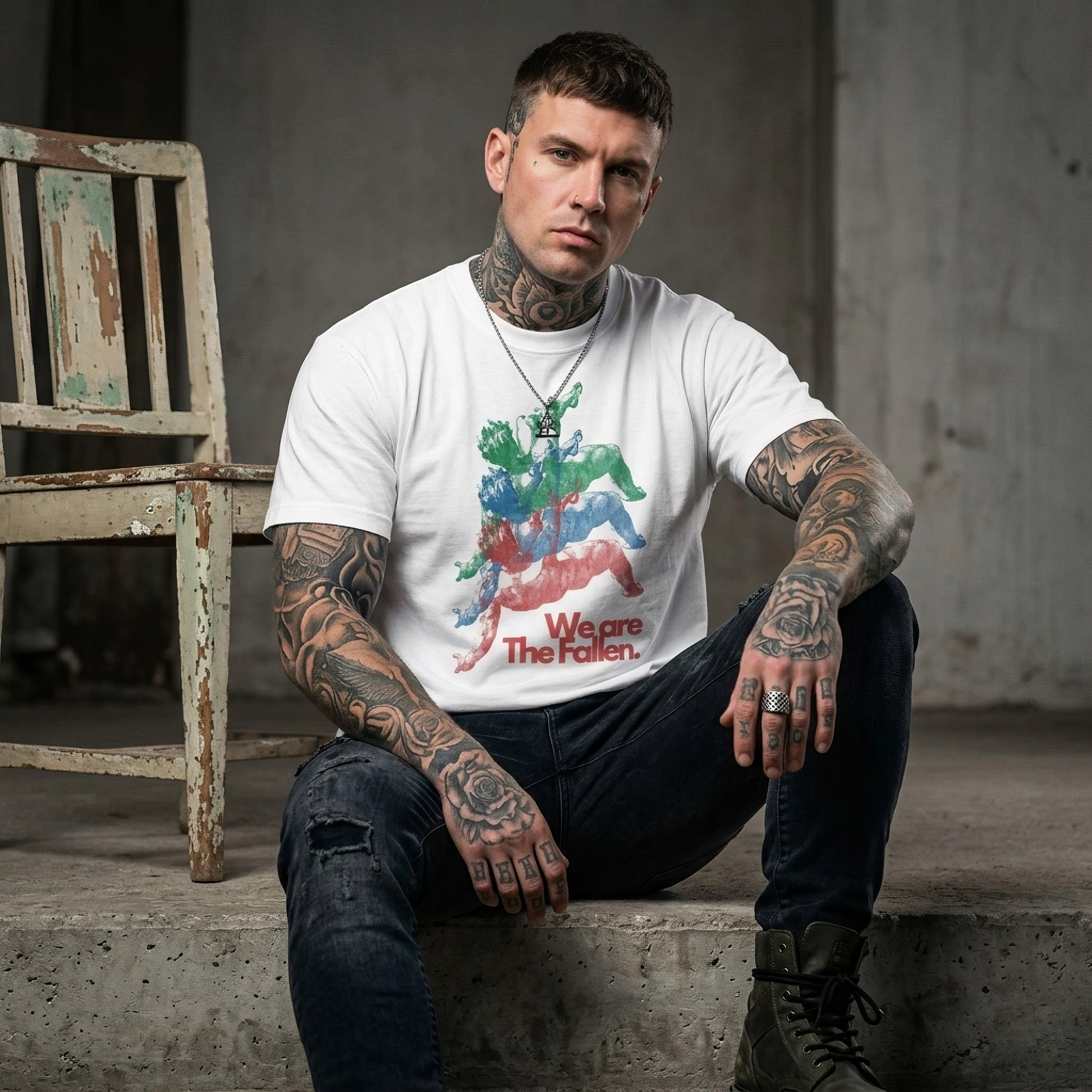 The Fallen Unisex T-Shirt - ["men","pale blood","paleblood","t-shirt","tee","the fallen","tshirt","unisex","women"] | Pale Blood Store