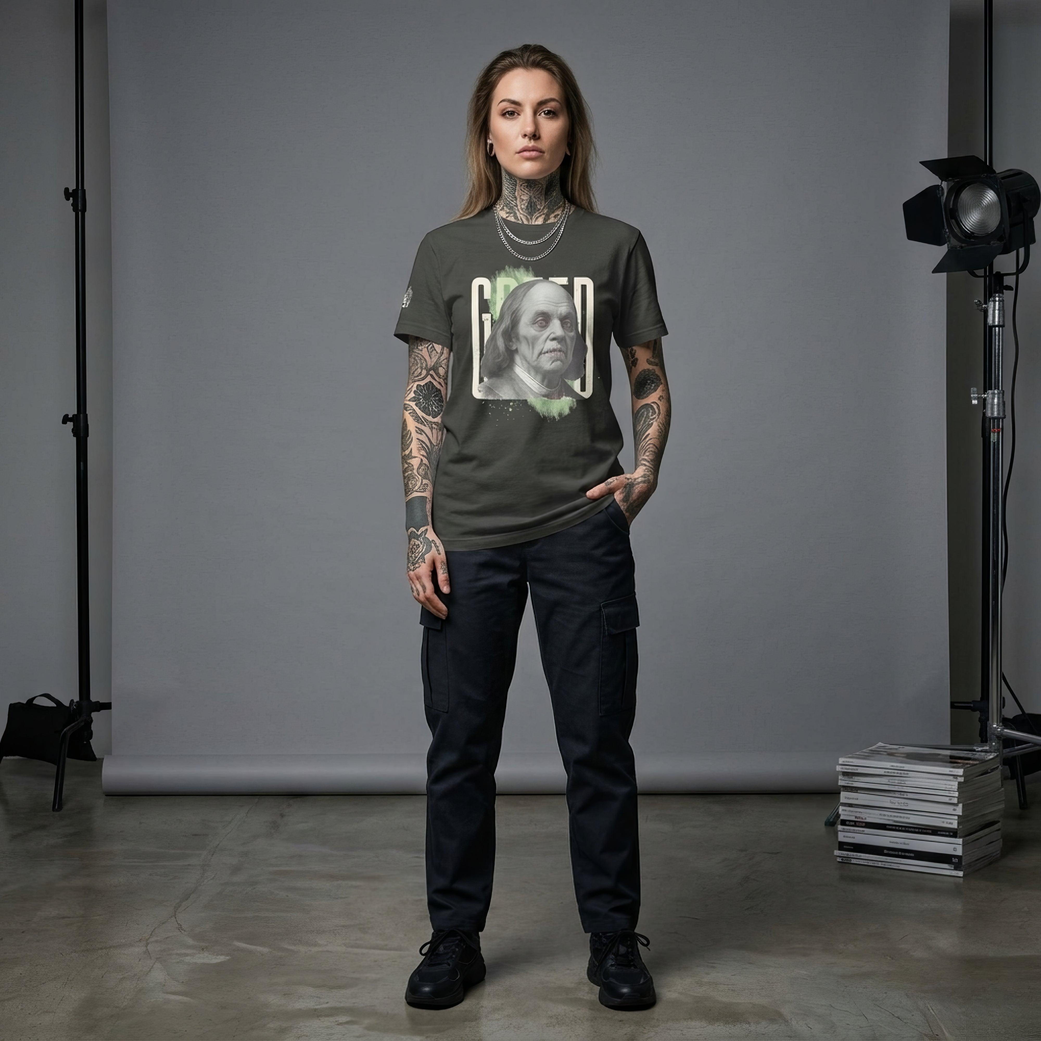Filthy Benjamins Goth Punk Aesthetic Unisex T-Shirt - ["filthy benjamins","men","t-shirt","tee","tshirt","unisex","women"] | Pale Blood Store