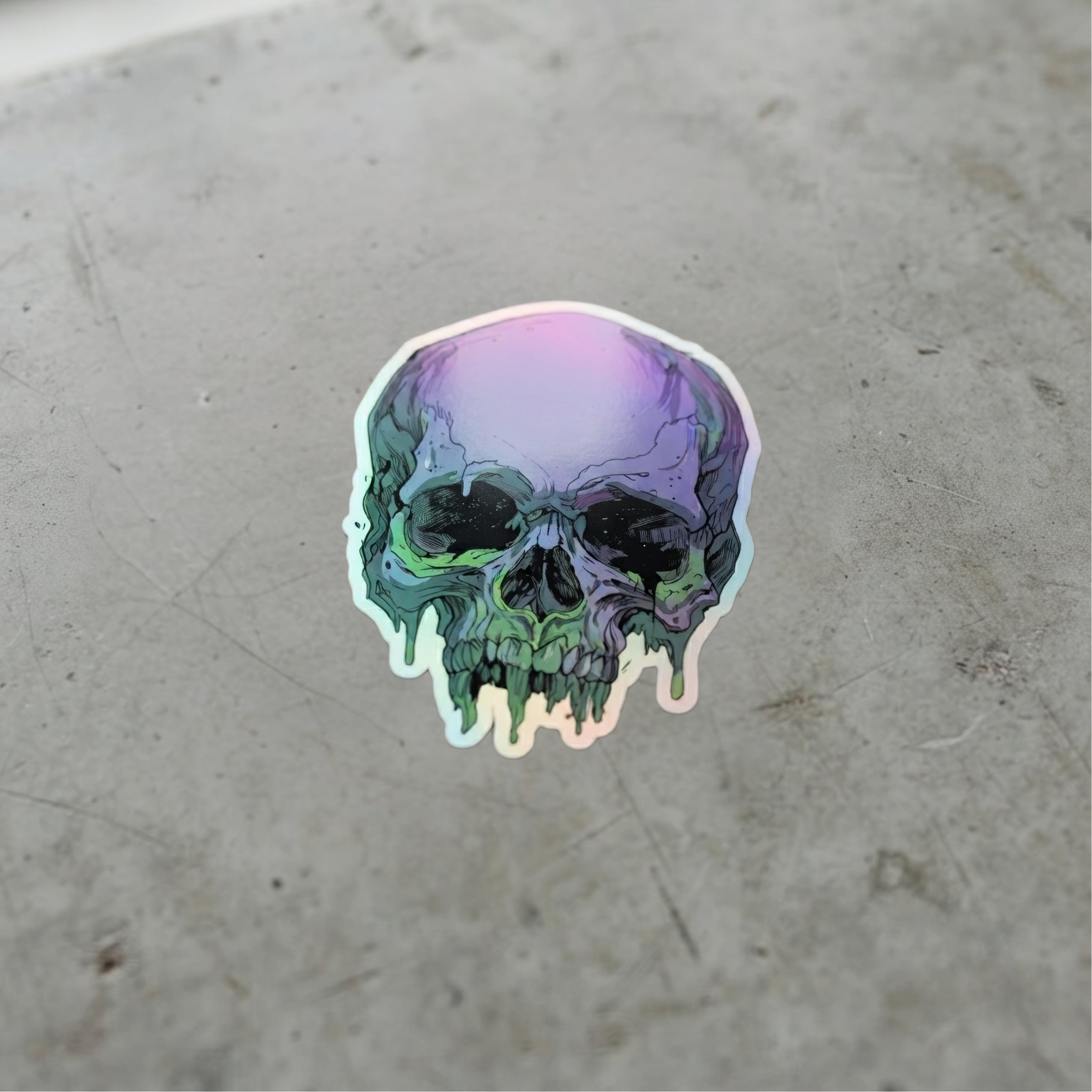 Toxic Fate 90's Goth Style Holographic Stickers