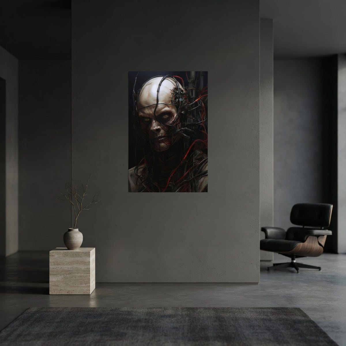 We Have the Tech Cyber Goth Aesthetic Poster - ["cyborg","dark","decor","goth","portrait","poster","tech"] | Pale Blood Store