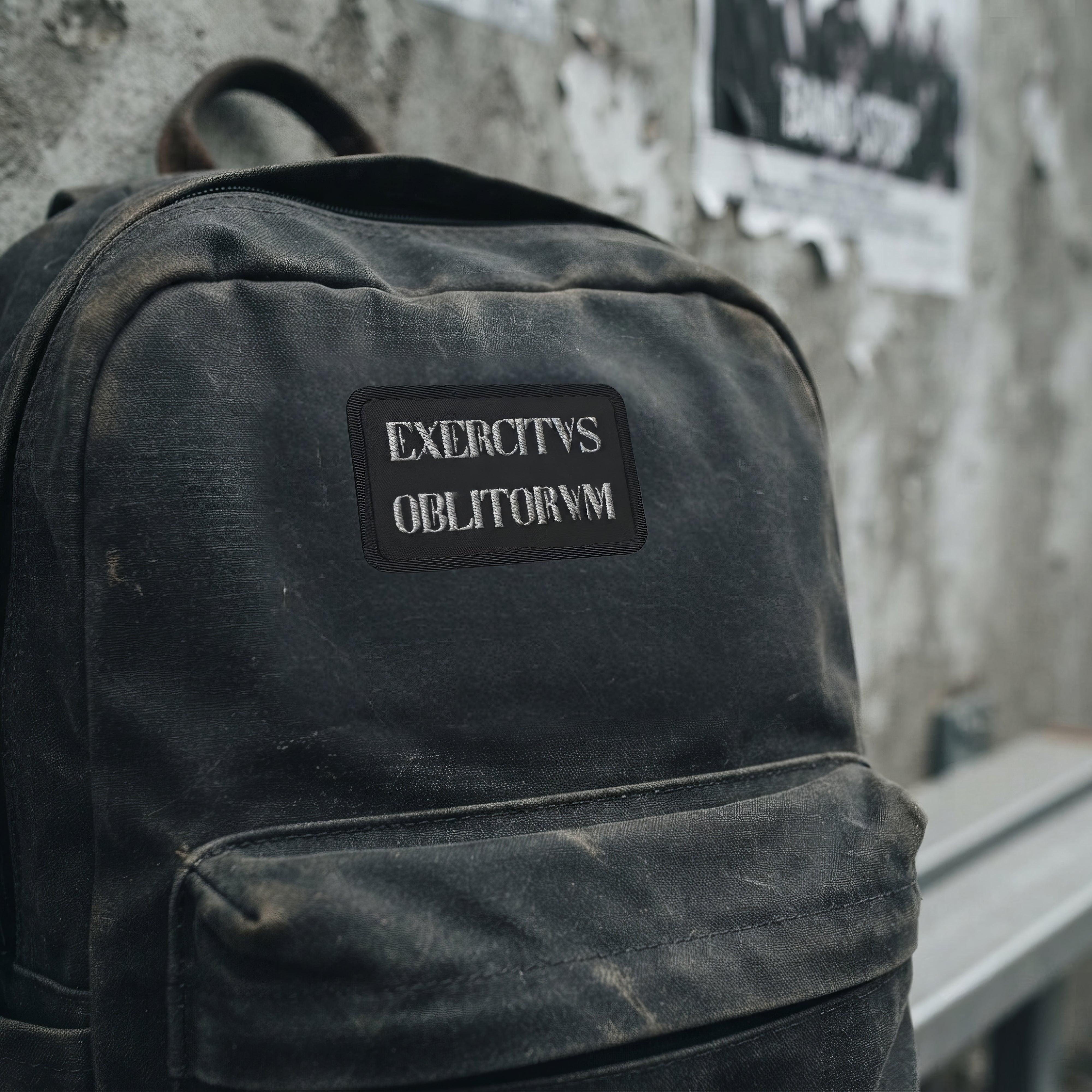 Exercitvs Oblitorvm Embroidered Patches - ["accessories","army","embroidered patch","Exercitus Oblitorum","latin","patch","patches","roman"] | Pale Blood Store