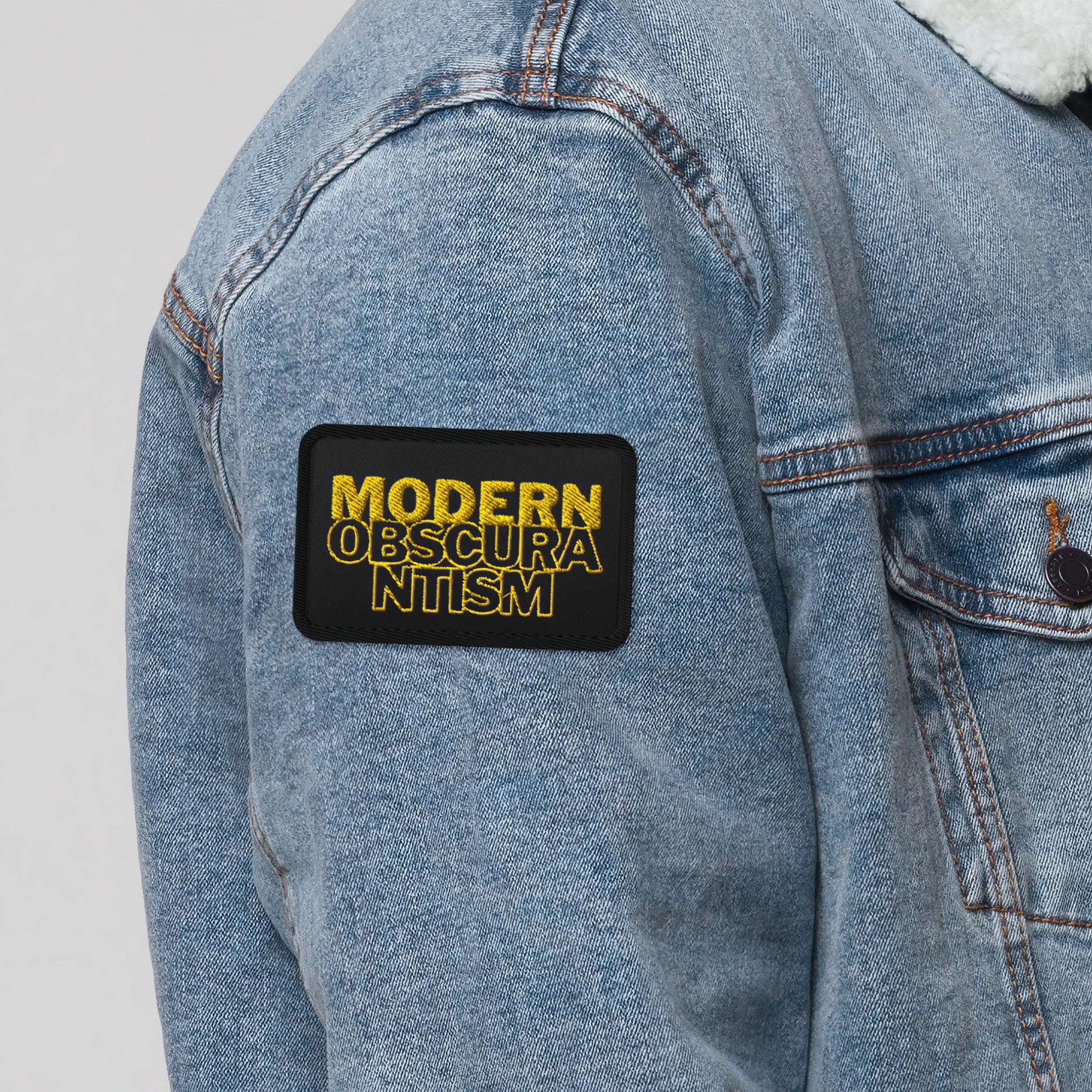 Modern Obscurantism Goth Embroidered Patches - ["dark","death","embroidered","embroidered patch","patch","patches","statement"] | Pale Blood Store