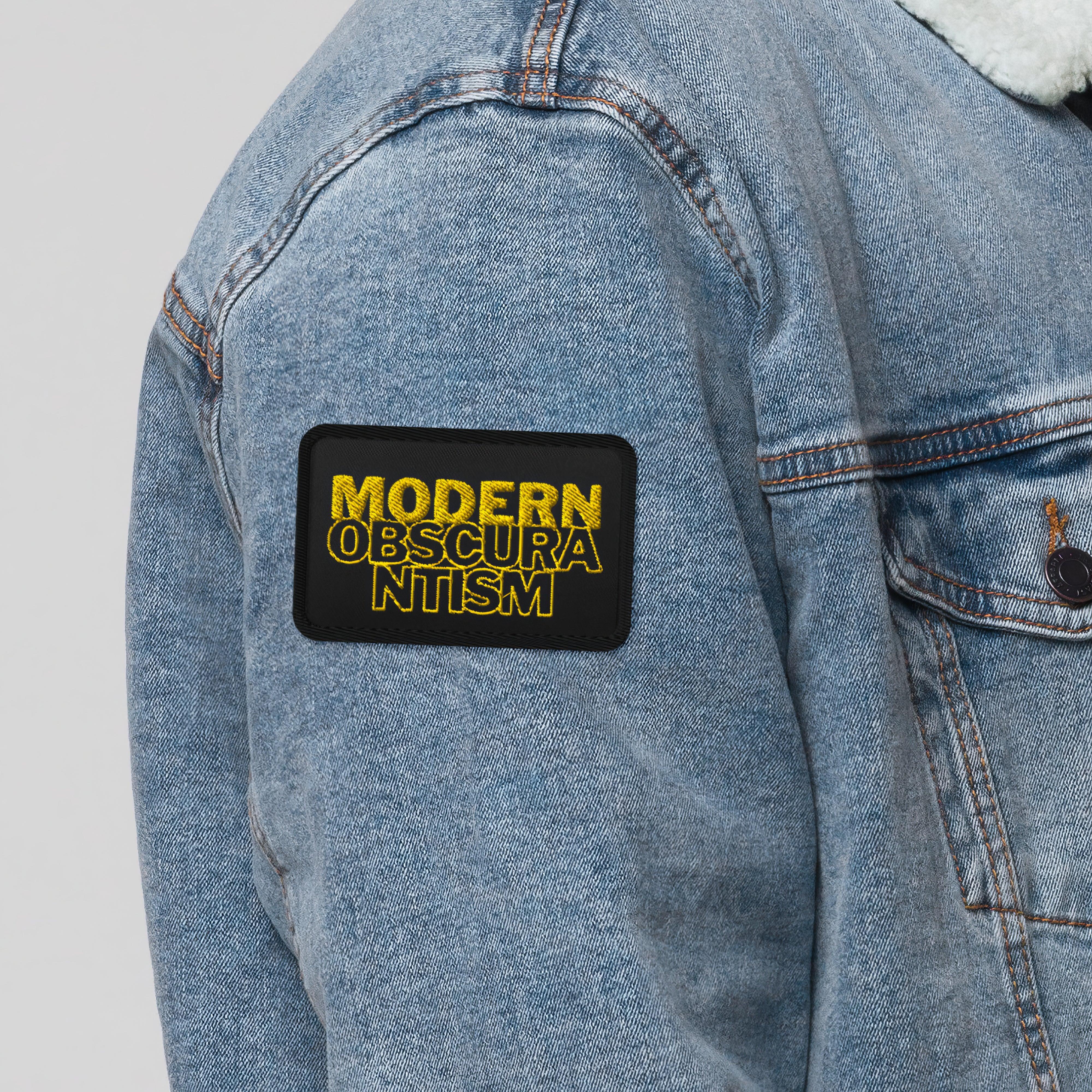 Modern Obscurantism Goth Embroidered Patches - ["dark","death","embroidered","embroidered patch","patch","patches","statement"] | Pale Blood Store
