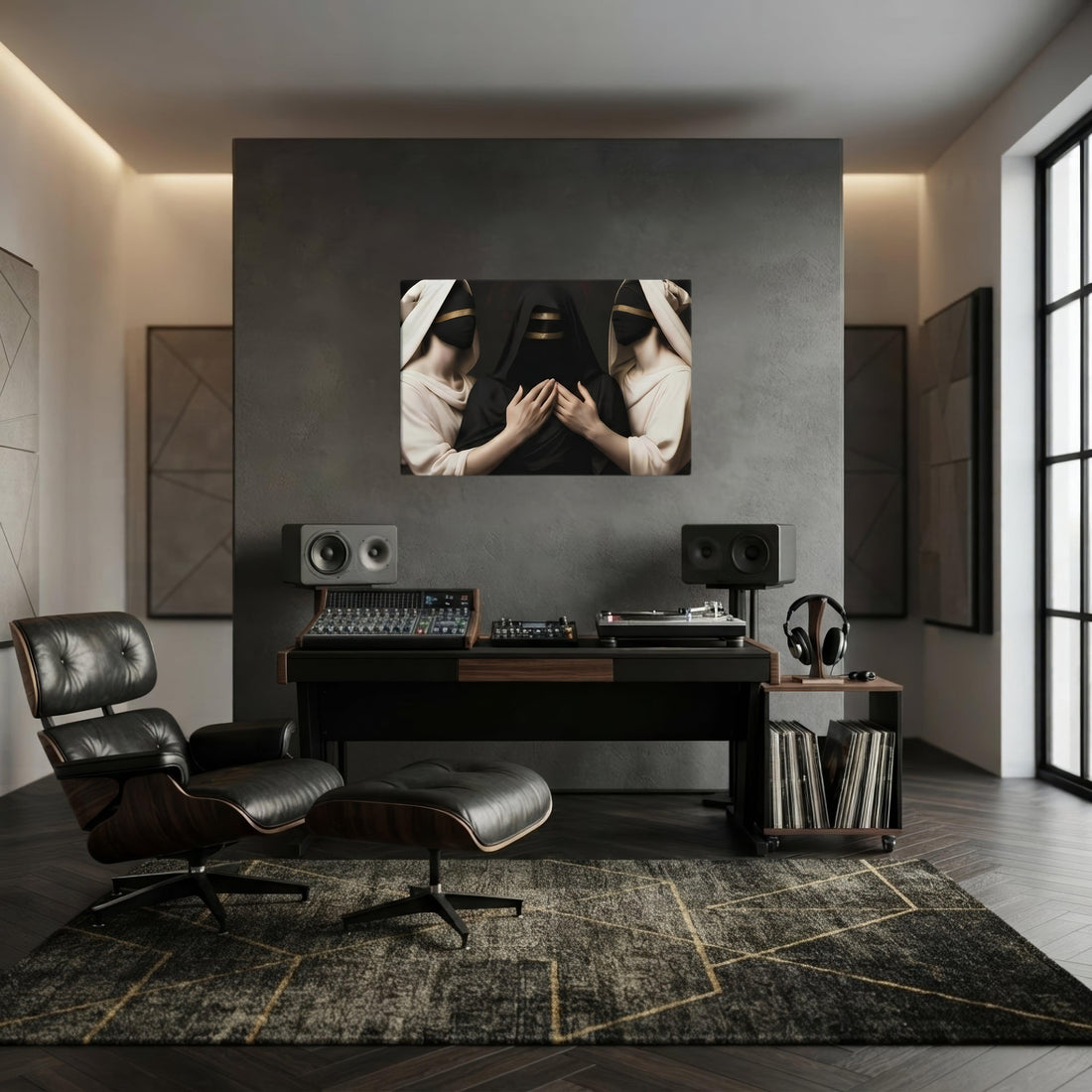 Muses of Doom Dark Aesthetic Canvas - ["canvas","decor","doom","muses"] | Pale Blood Store