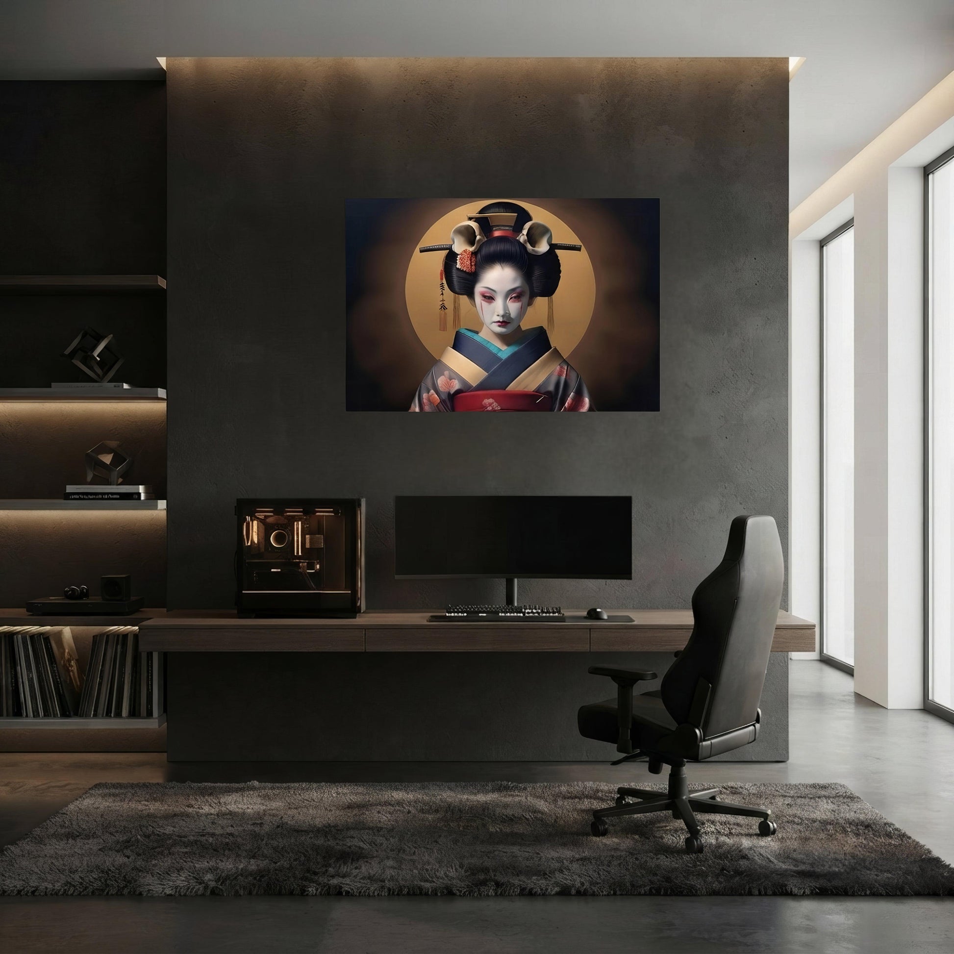 Geishas Curse Dark Aesthetic Poster - ["decor","geisha\u00b4s curse","japanese","portrait","poster"] | Pale Blood Store