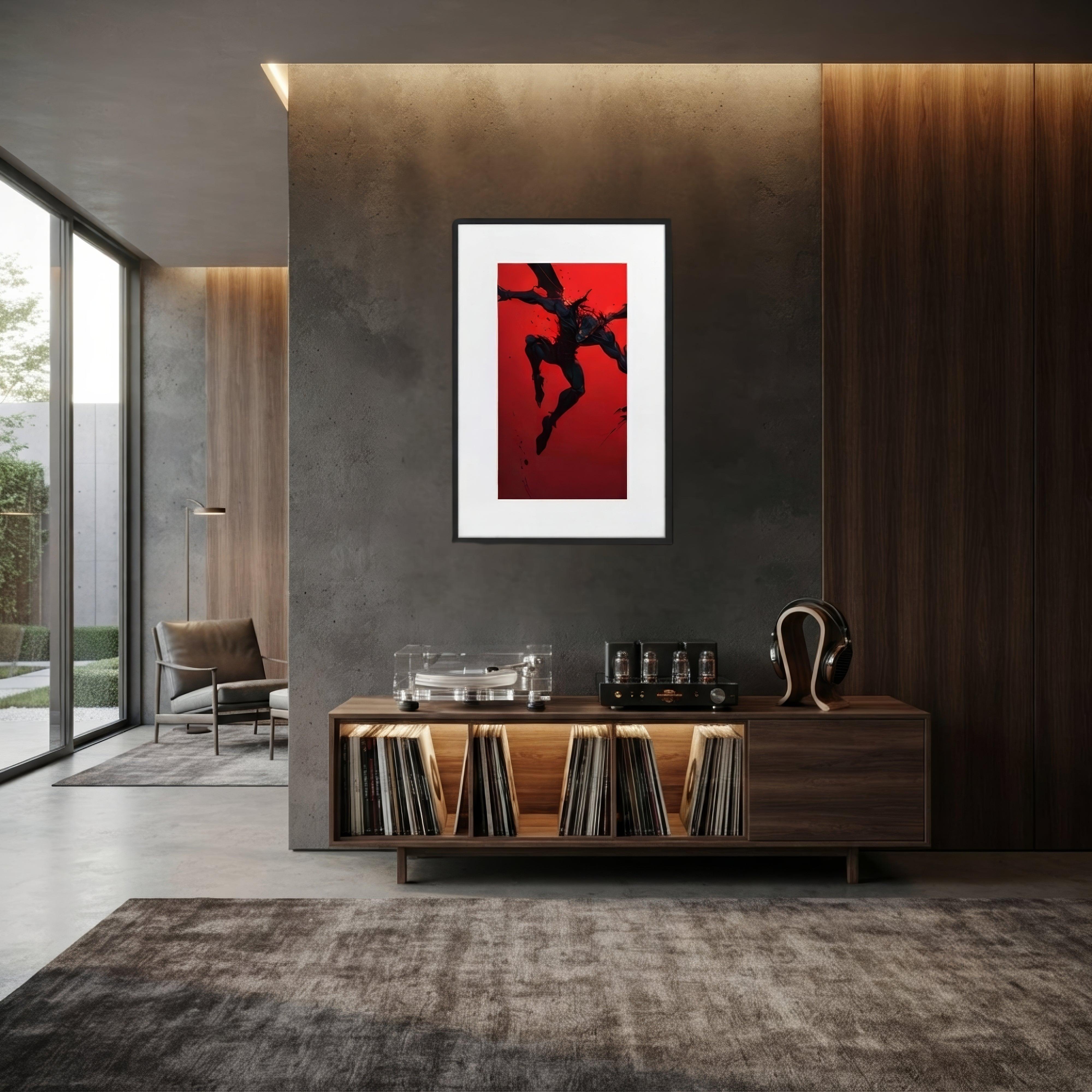 Hell's Herald Neo Goth Framed Poster With Mat
