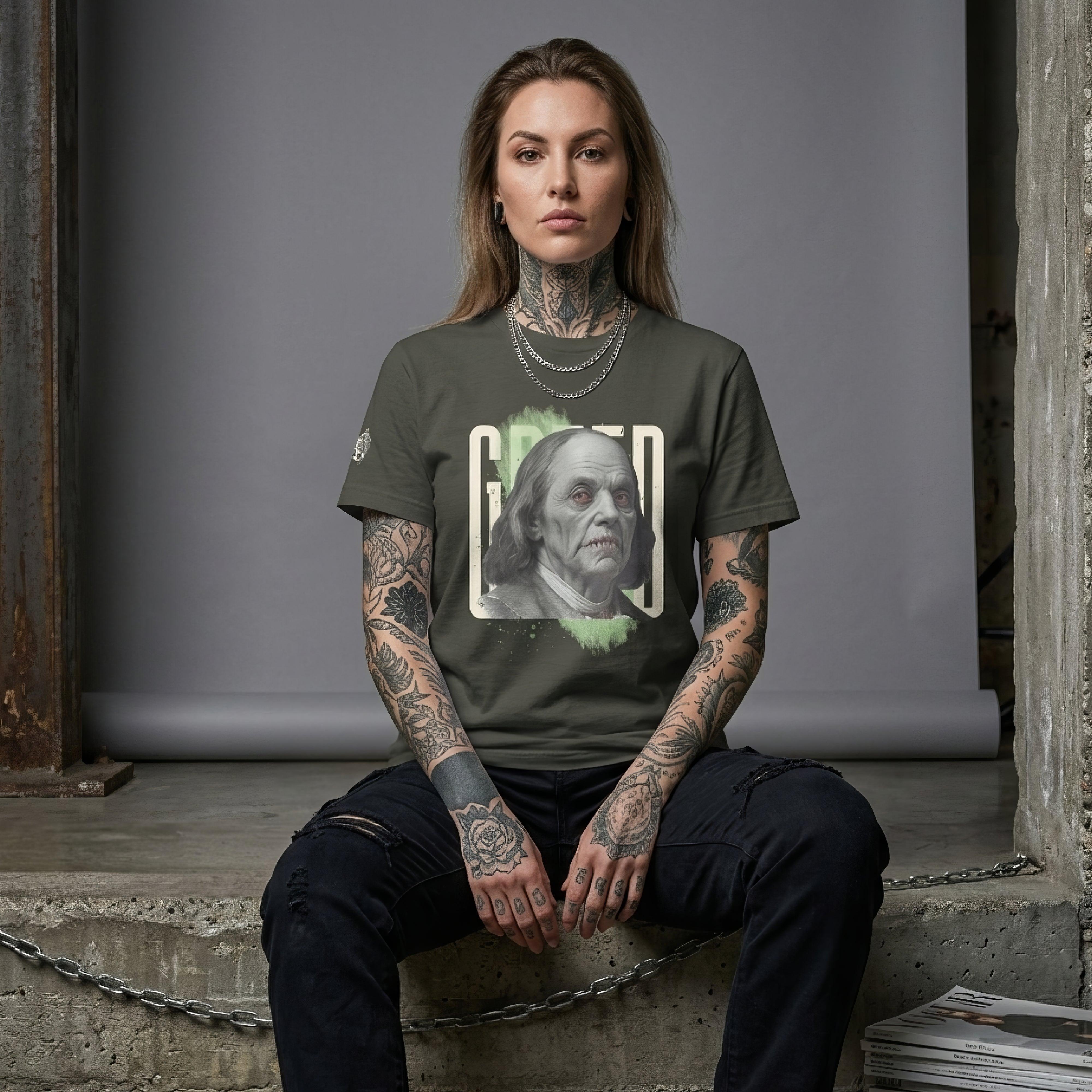 Filthy Benjamins Goth Punk Aesthetic Unisex T-Shirt - ["filthy benjamins","men","t-shirt","tee","tshirt","unisex","women"] | Pale Blood Store