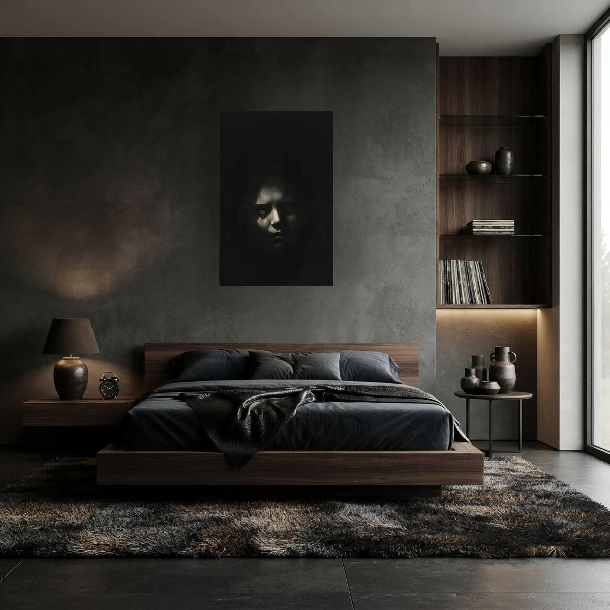 Shadowed Terror Goth Aesthetic Canvas - ["canvas","dark","decor","instagram","nightmare","shadowed","terror"] | Pale Blood Store