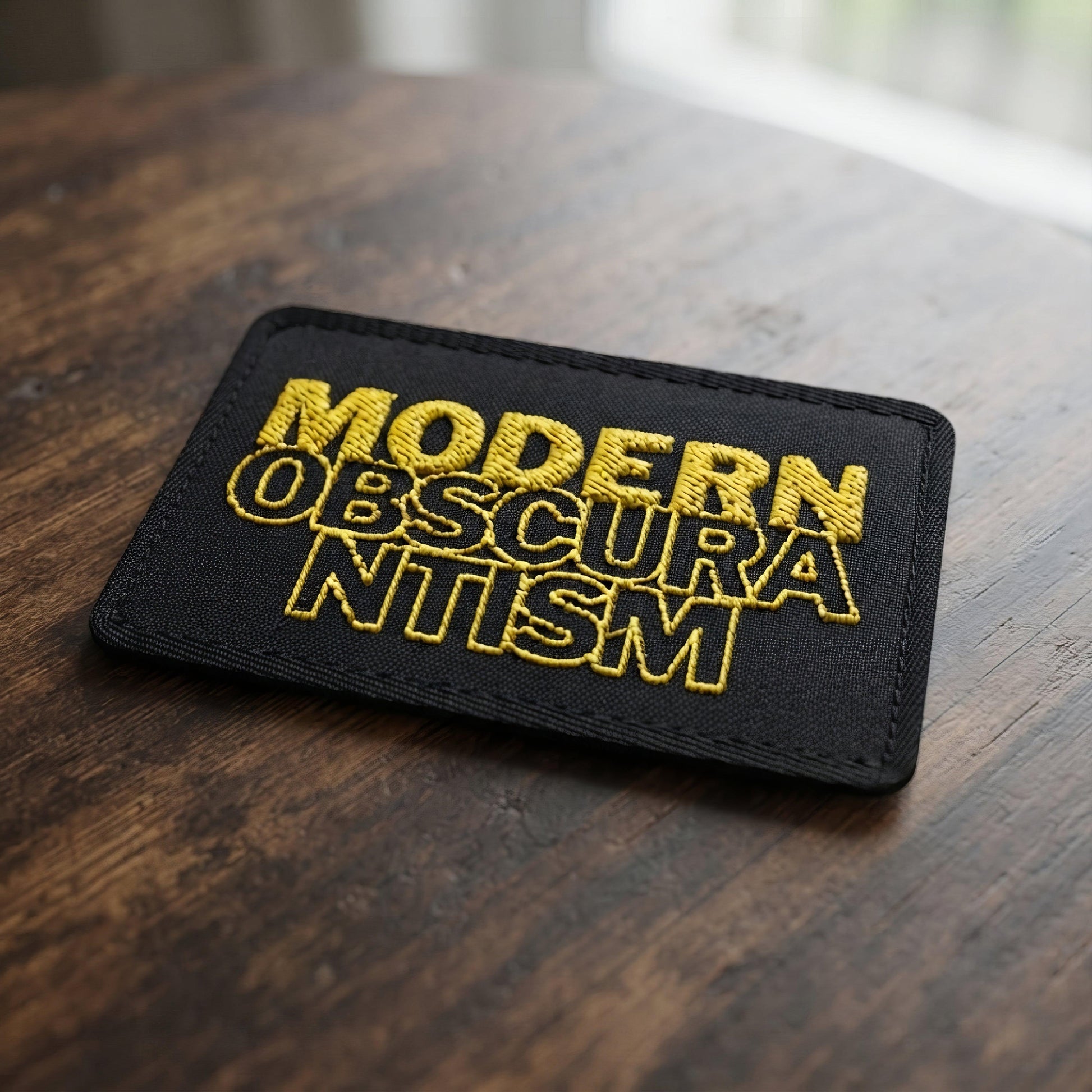 Modern Obscurantism Goth Embroidered Patches - ["dark","death","embroidered","embroidered patch","patch","patches","statement"] | Pale Blood Store