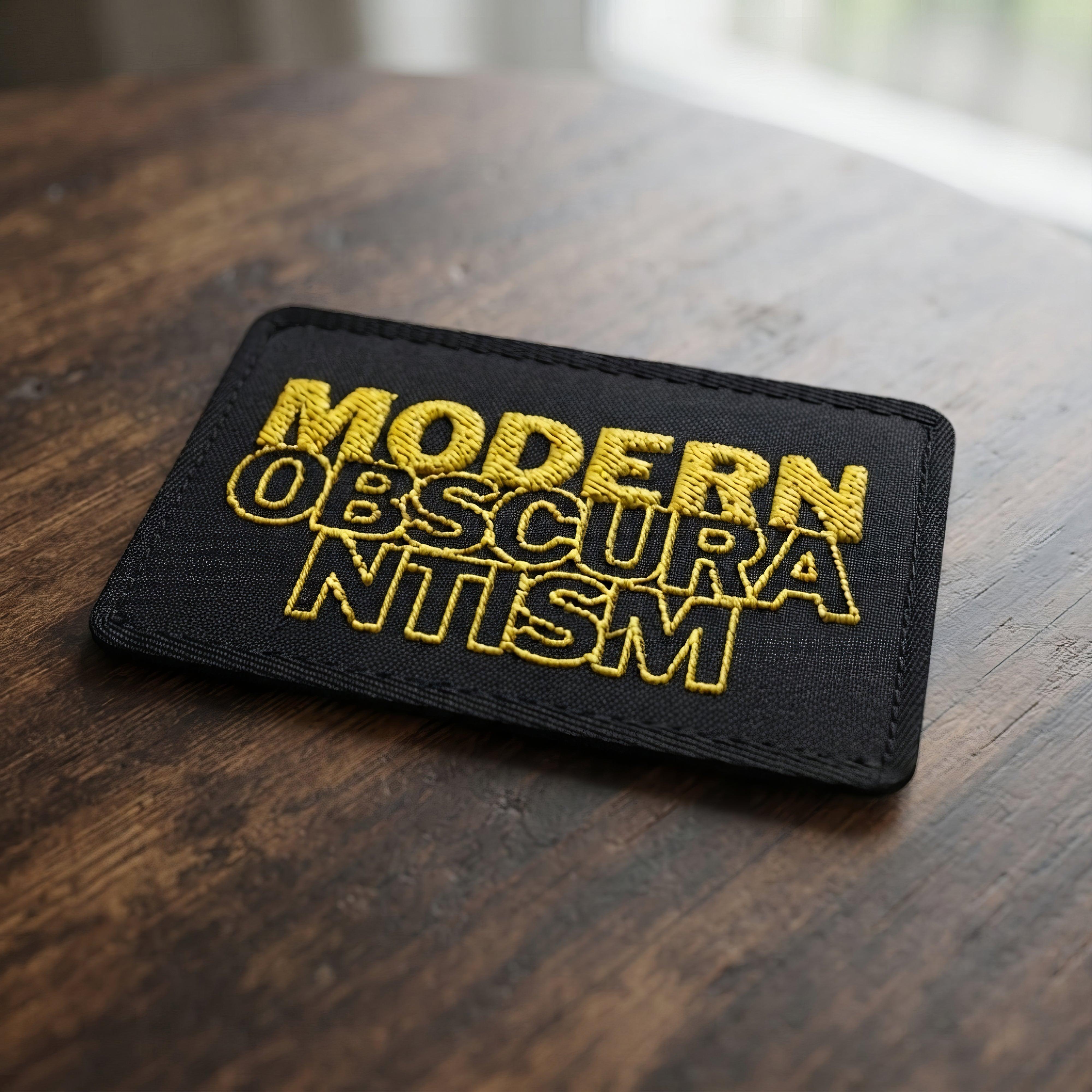 Modern Obscurantism Goth Embroidered Patches - ["dark","death","embroidered","embroidered patch","patch","patches","statement"] | Pale Blood Store
