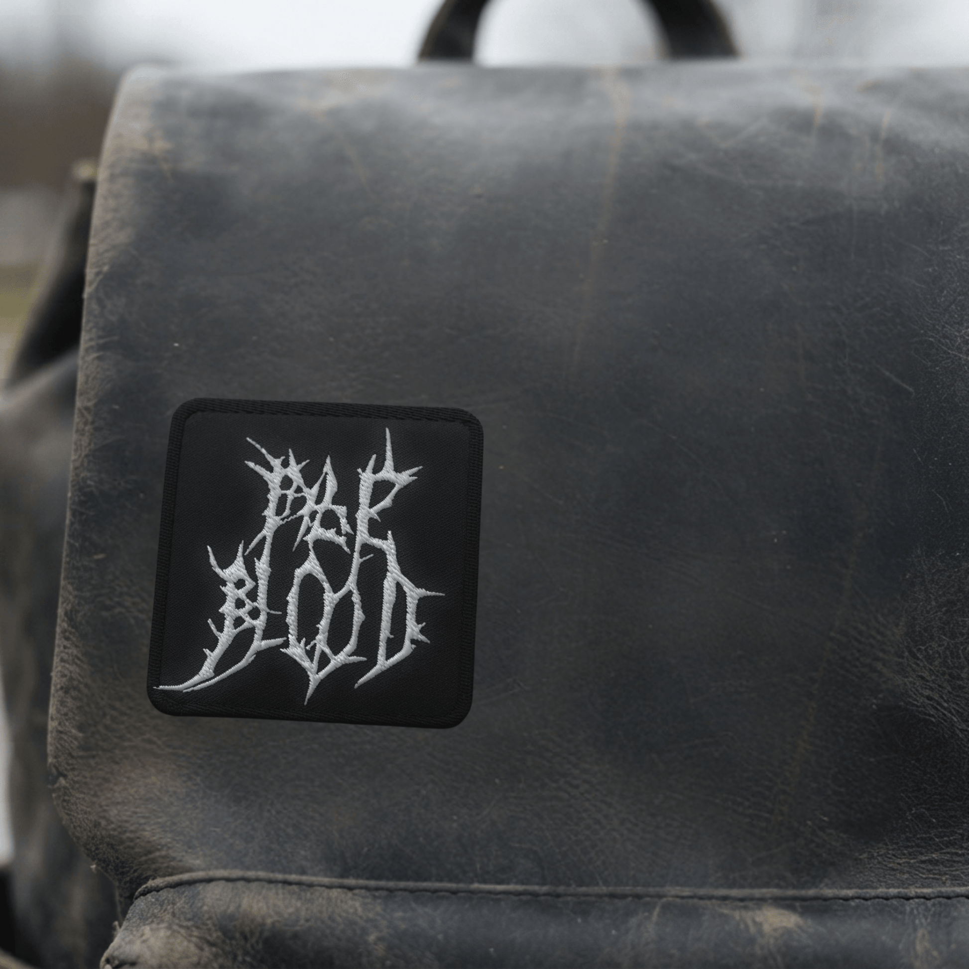 Pale Blood Logo Black Metal Style Embroidered Patch - ["accessories","cosmic horror","dark","embroidered","embroidered patch","goth","logo","pale blood","patch"] | Pale Blood Store