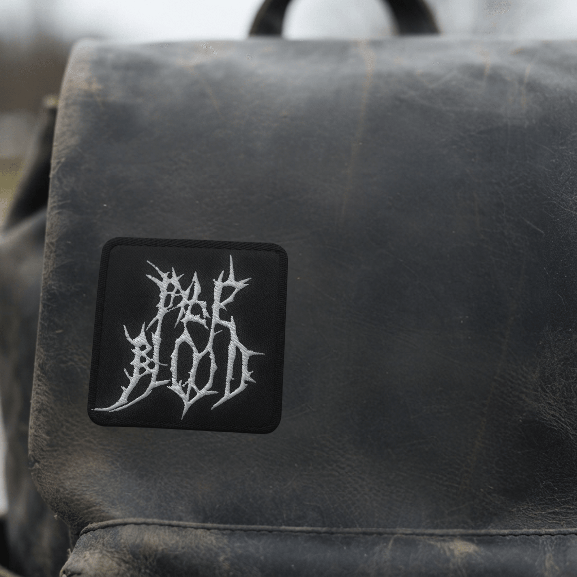 Pale Blood Logo Black Metal Style Embroidered Patch - ["accessories","cosmic horror","dark","embroidered","embroidered patch","goth","logo","pale blood","patch"] | Pale Blood Store