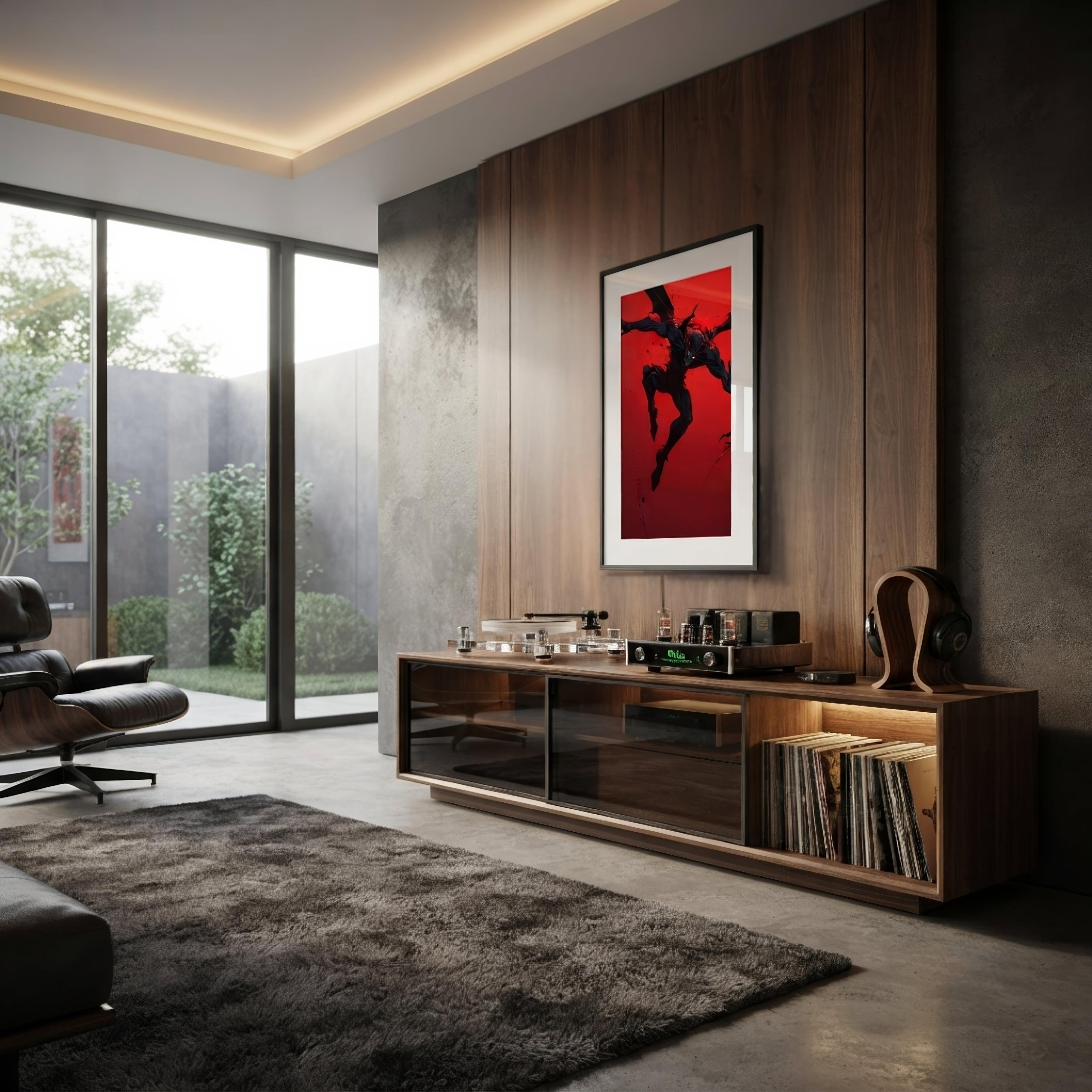 Hell's Herald Neo Goth Framed Poster With Mat