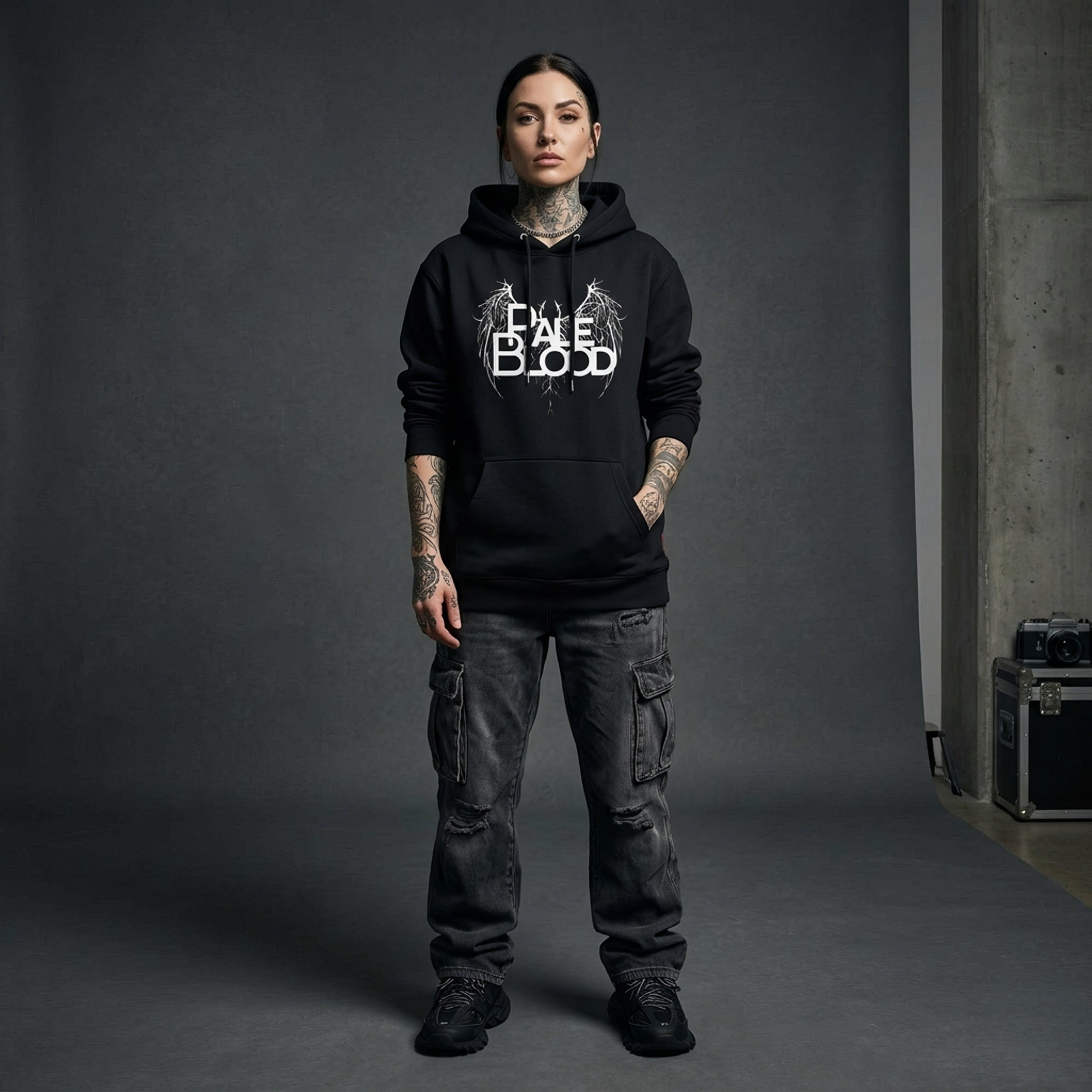 Pale Blood The Fallen Logo Unisex Hoodie - ["hoodie","logo","men","pale blood","unisex","women"] | Pale Blood Store