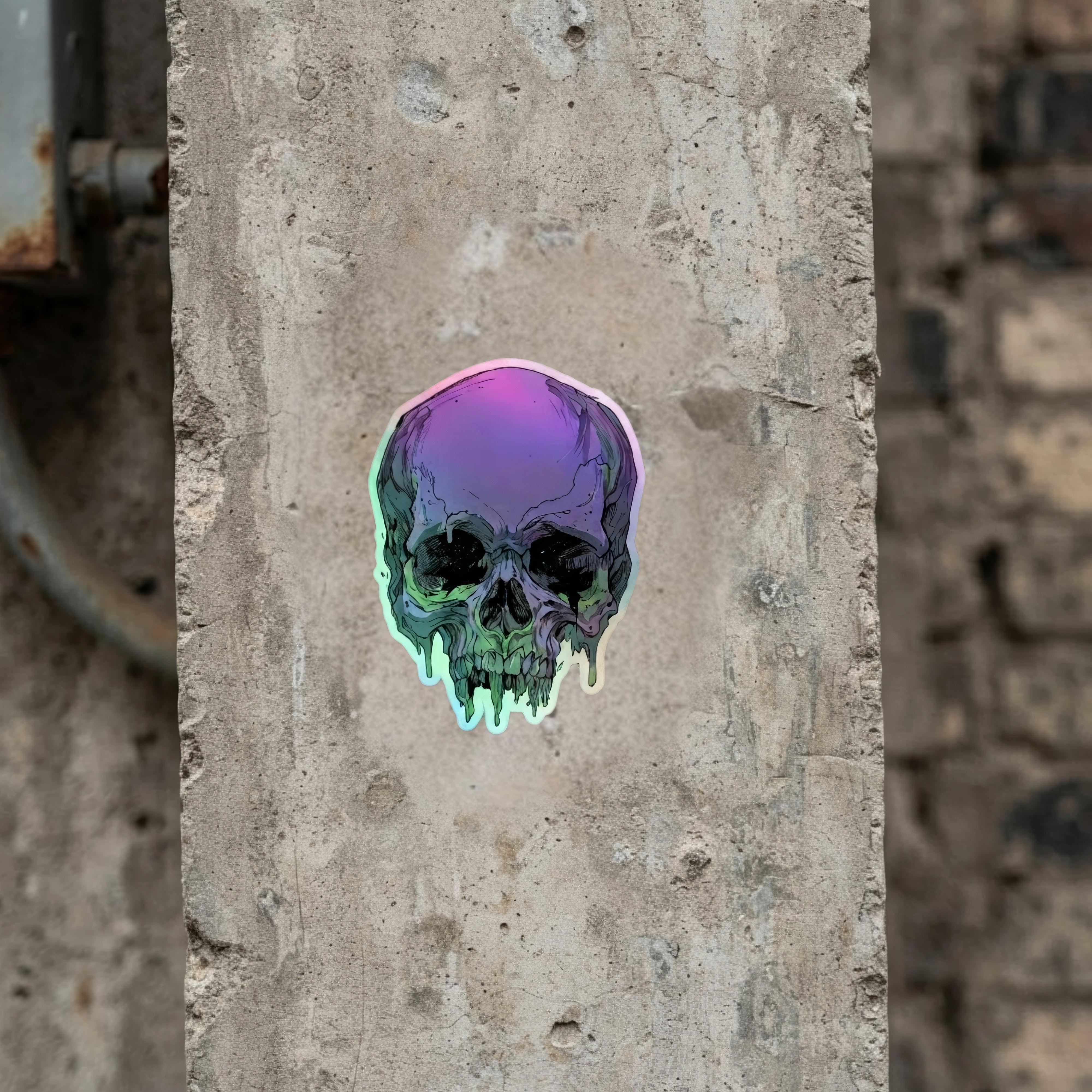 Toxic Fate 90's Goth Style Holographic Stickers