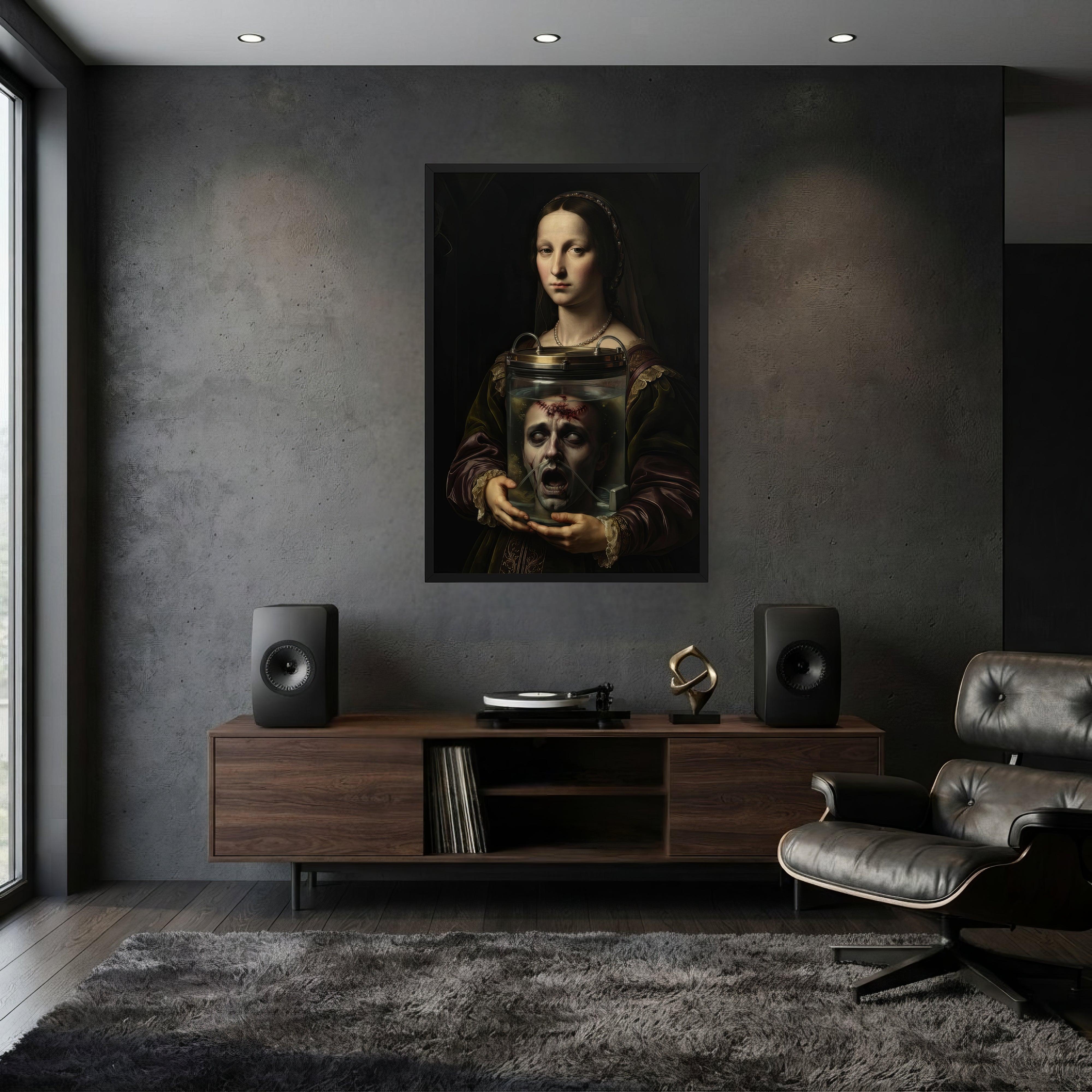 Lady of the Reliquary Framed Poster
