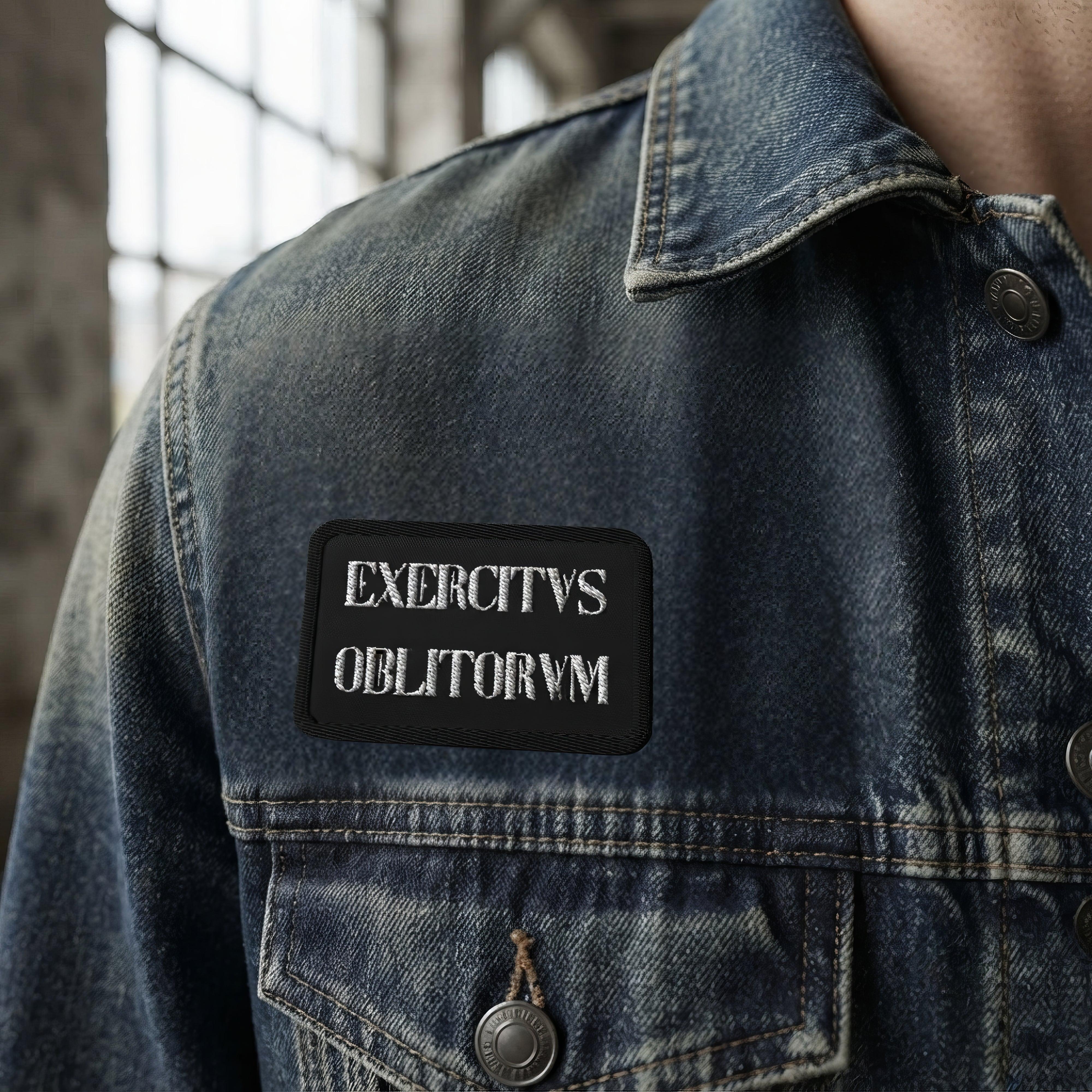 Exercitvs Oblitorvm Embroidered Patches - ["accessories","army","embroidered patch","Exercitus Oblitorum","latin","patch","patches","roman"] | Pale Blood Store